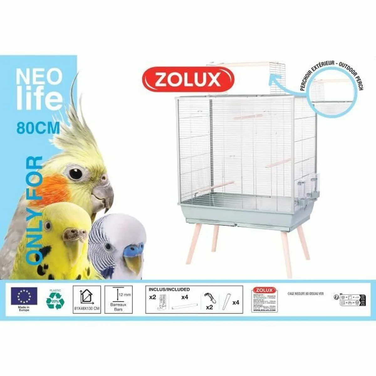 Cage a oiseaux zolux s7101469419. Bienvenue chez Diaytar, où l'élégance rencontre l'innovation avec nos produits électroniques dernier cri et nos créations maison exclusives