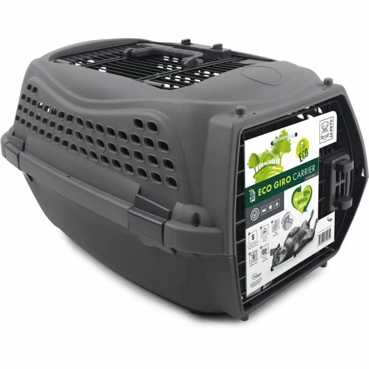 Cage de transport mpets eco giro s gris gris fonce plastique chat s719499686. La recette Diaytar : un tiers de design, un tiers d'innovation, un tiers de fonctionnalité. Le tout saupoudré de tendance.