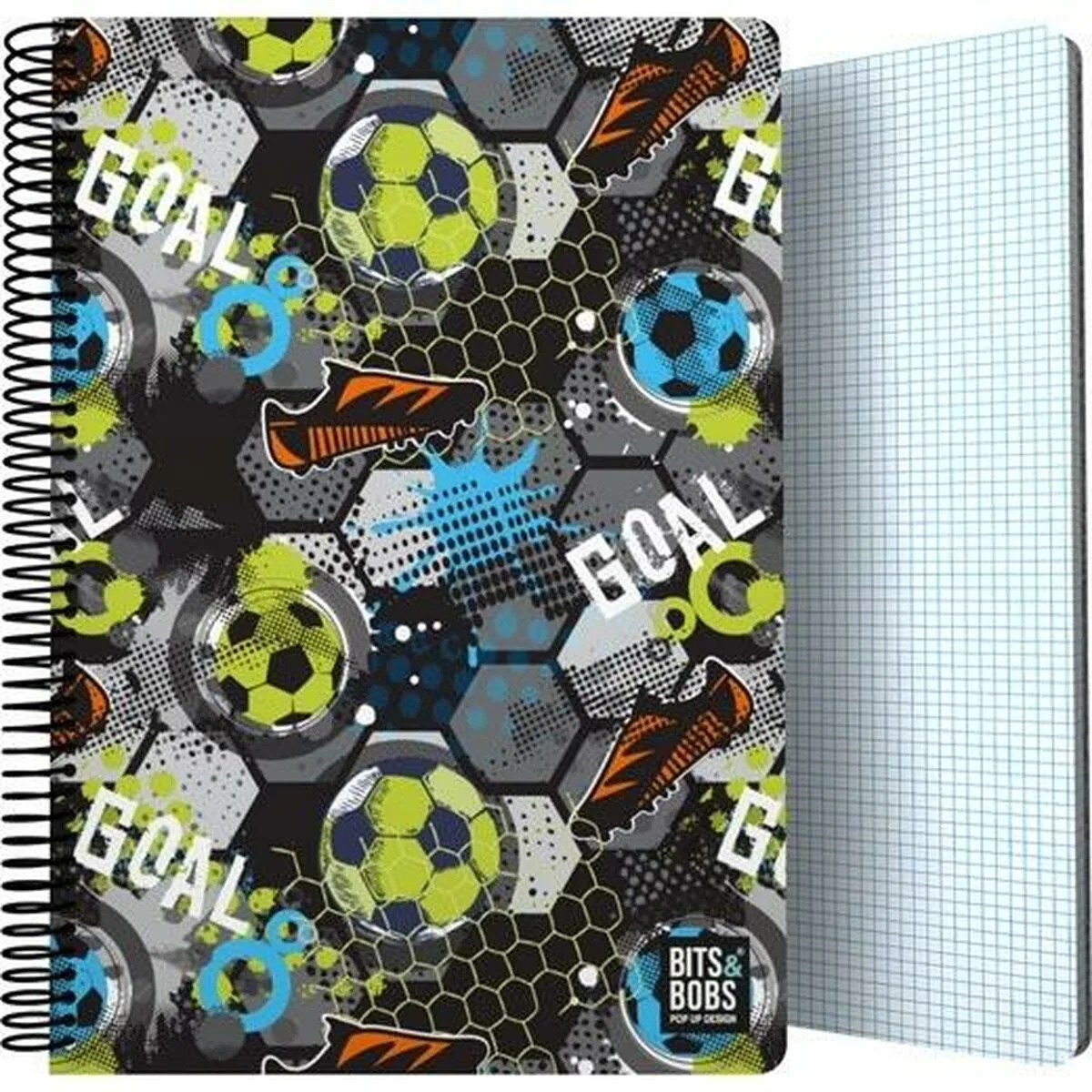 Cahier a spirale grafoplas bits bobs 24 goal multicouleur din a4 80 volets 21 5 x 31 5 cm s843179559. Diaytar, c'est votre garantie contre la déception. Des produits testés et approuvés, pour un shopping en toute sérénité.