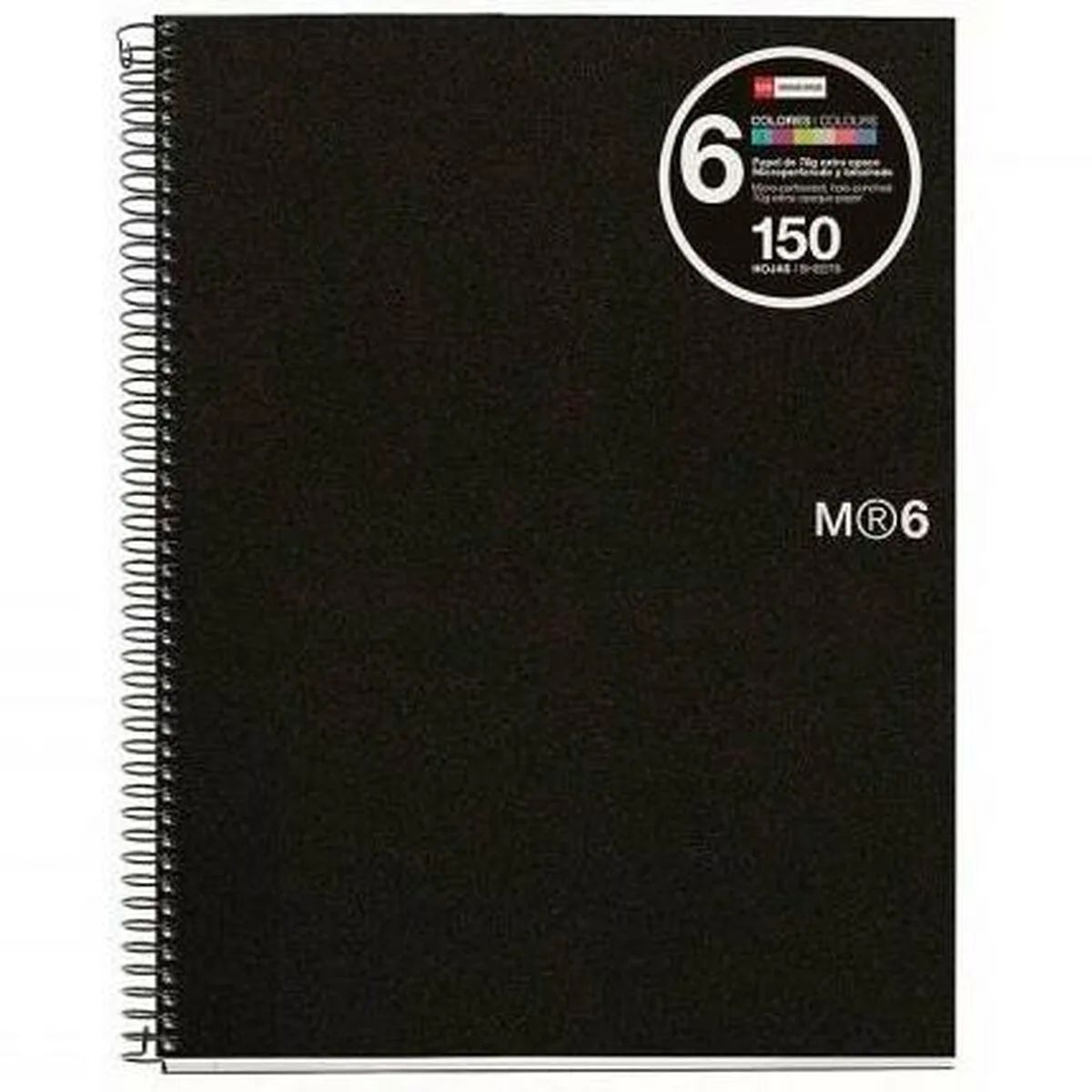 Cahier a spirale miquelrius noir a5 150 volets 5 unites s843720444. Diaytar réinvente votre quotidien avec des objets déco pleins de charme.