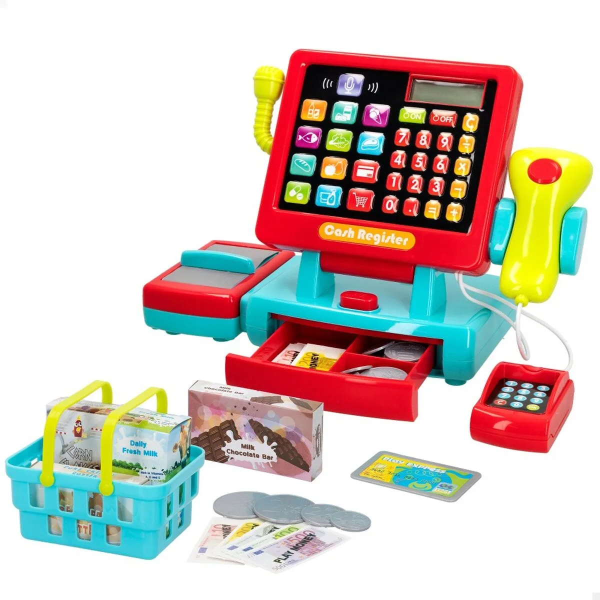 Caisse enregistreuse jouet playgo 31 x 22 x 14 5 cm 6 unites s890054638. Diaytar : Votre guide shopping pour une sélection exigeante de produits tendance, technologiques et domestiques