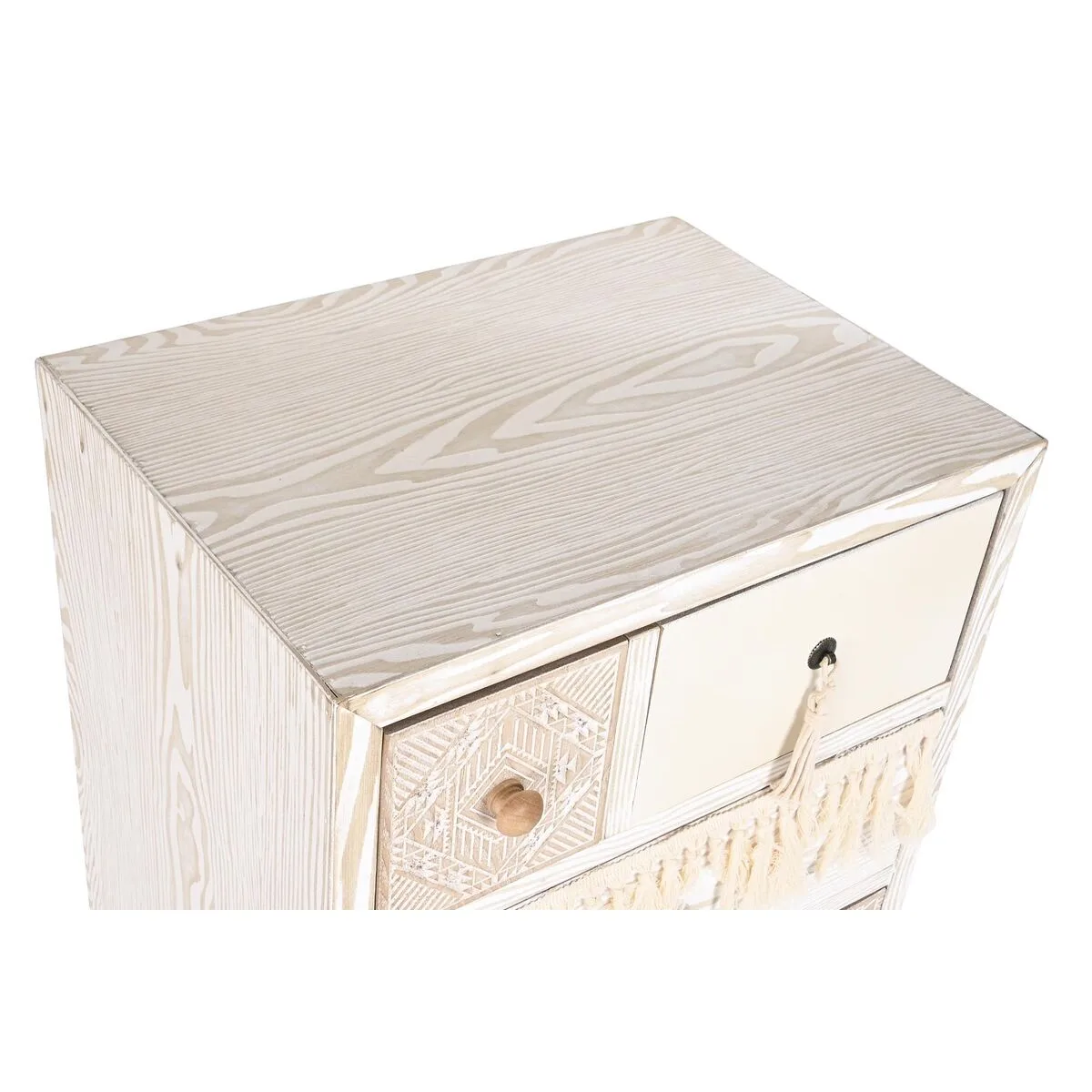 Caisson a tiroirs dkd home decor sapin naturel coton blanc 48 x 35 x 89 cm s304056219. Bienvenue dans le futur du shopping. Diaytar utilise la data pour anticiper vos besoins, mais garde la magie de la surprise.