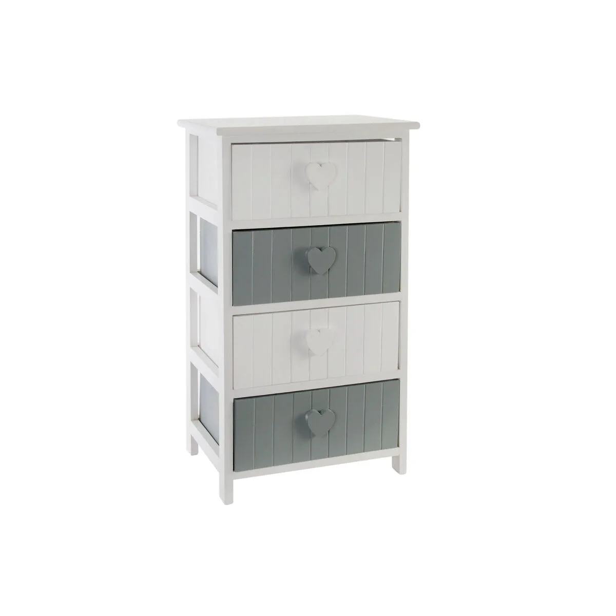 Caisson a tiroirs home esprit blanc gris 40 x 29 x 73 cm s306042397. Diaytar, c'est la démonstration que le meilleur des produits est à portée de clic, sans compromis, sans attente.