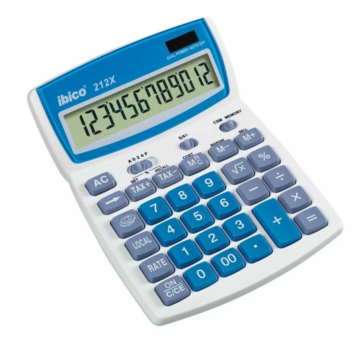 Calculatrice ibico bleu blanc s841035563. Votre style, votre personnalité, nos produits : bienvenue chez Diaytar !