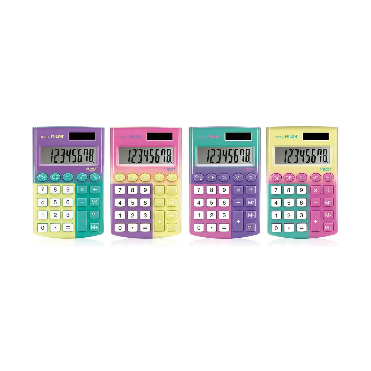 Calculatrice milan pokcket sunset pvc s790640556. Exprimez votre personnalité avec les accessoires tendance de Diaytar.