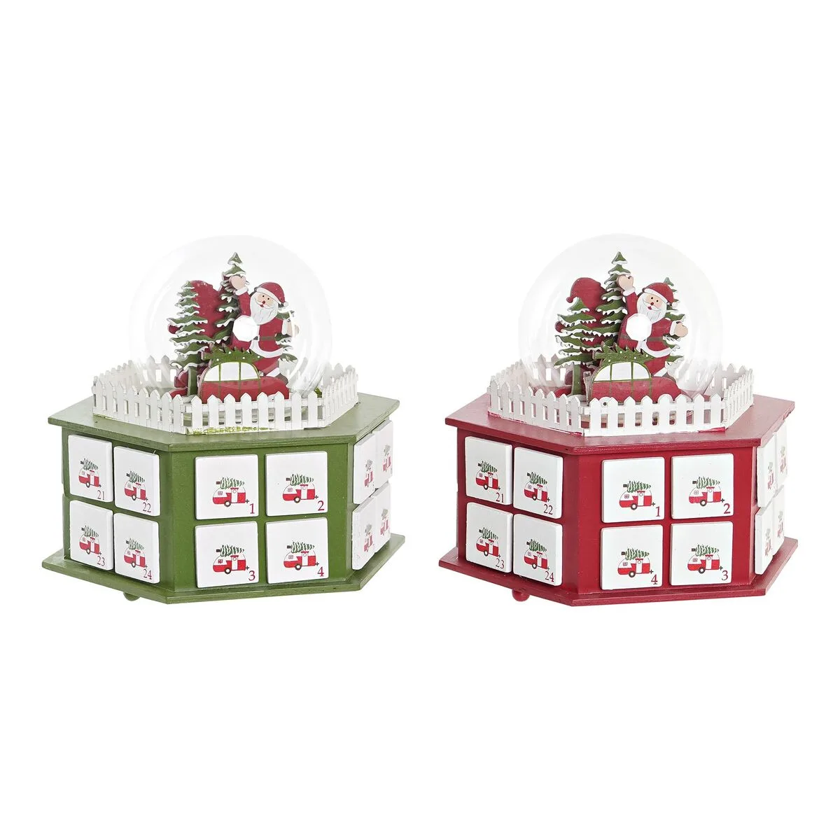 Calendrier de l avent dkd home decor bois 22 x 19 x 20 cm 2 unites s303619925. Diaytar puise sa force dans sa capacité à sans cesse renouveler son offre avec des produits généraux frais et inattendus