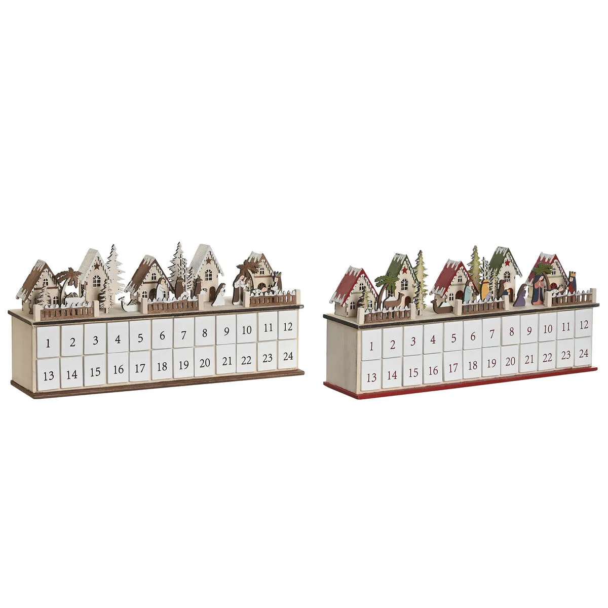 Calendrier de l avent dkd home decor bois 45 x 11 x 23 cm 2 unites s305220326. Diaytar, c'est la vitrine ultime des produits qui comptent vraiment, ceux qui simplifient et embellissent existant.