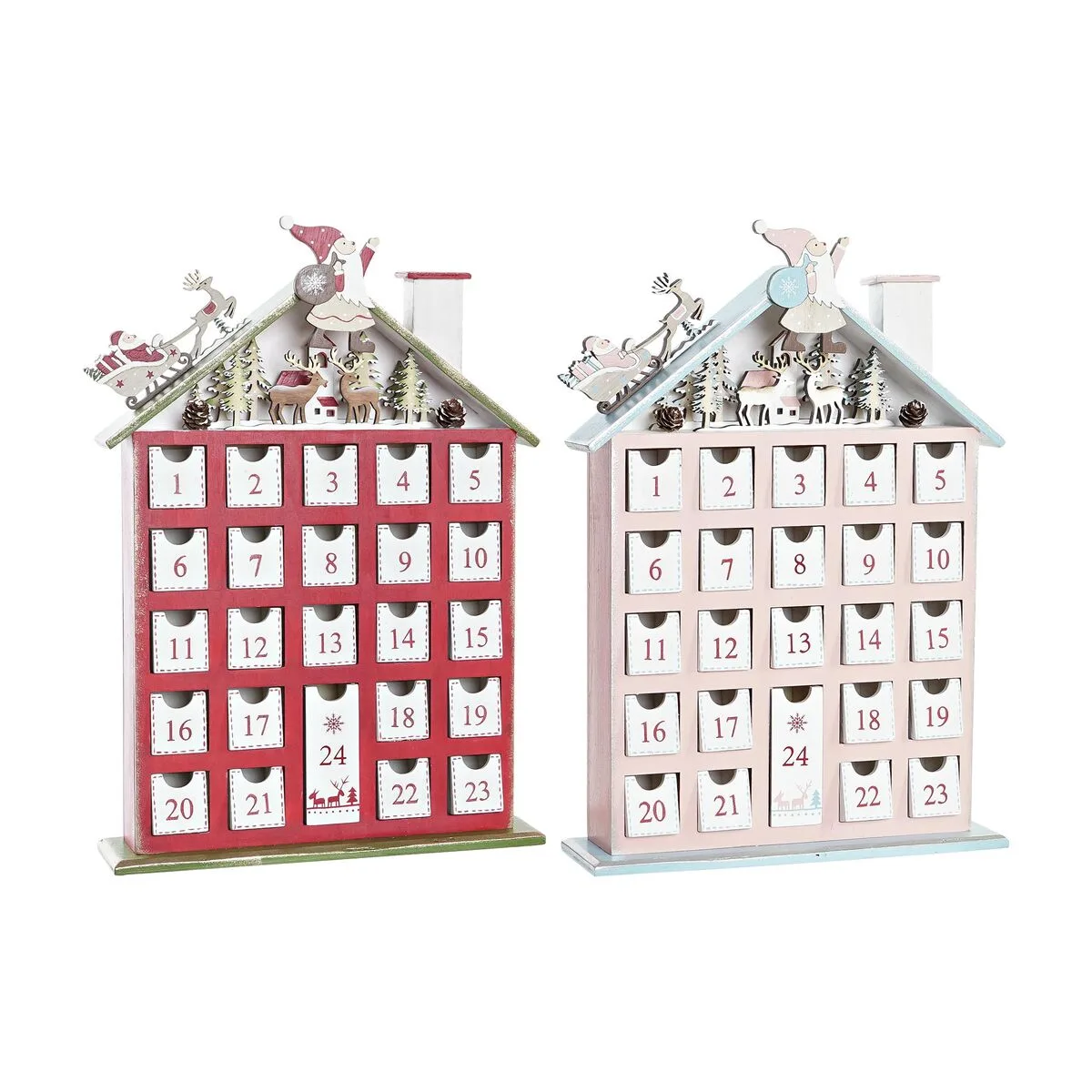 Calendrier de l avent dkd home decor bois maison 27 x 7 x 40 cm 2 unites s303619886. Diaytar ou l'éloge de la diversité : un catalogue riche et varié où chacun trouve son bonheur, quel que soit son style