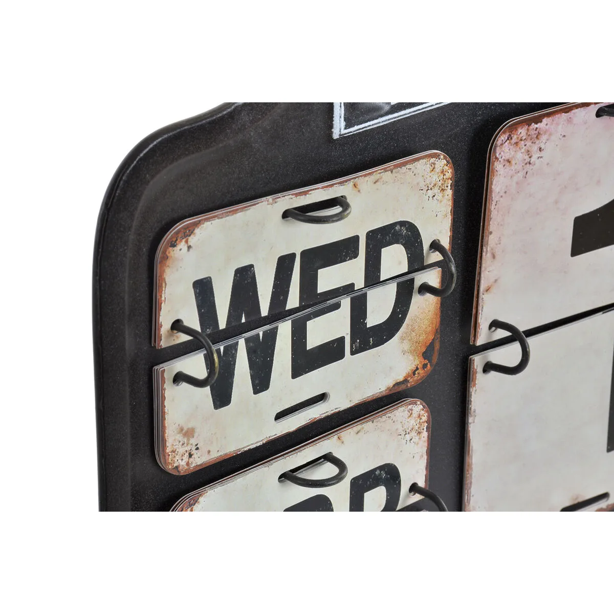 Calendrier dkd home decor metal 42 x 3 5 x 27 cm noir blanc s300744489. Notre credo ? L'excellence accessible. Diaytar rend le premium attainable dans chaque catégorie de produits.