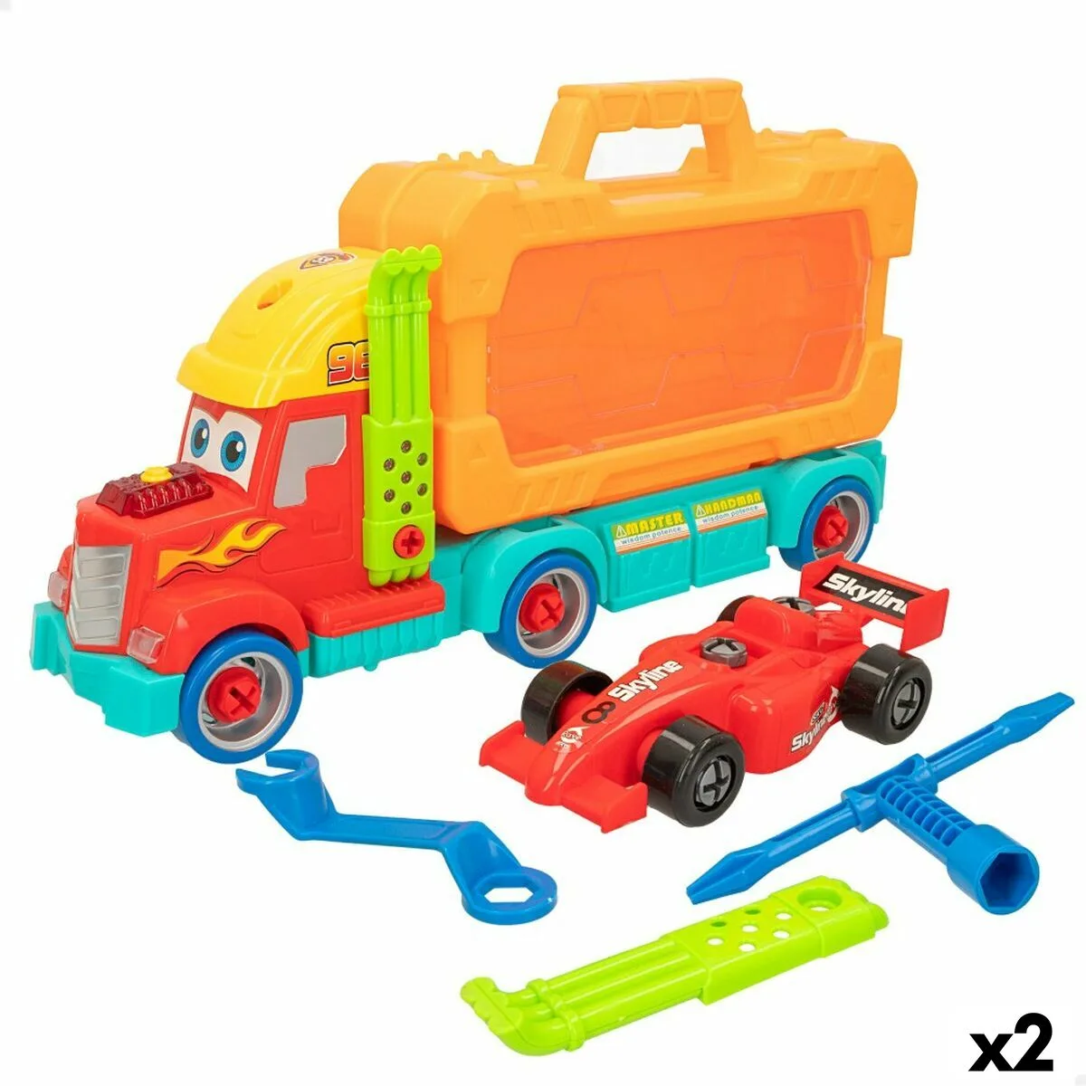 Camion autotransporteur colorbaby 43 x 23 5 x 10 5 cm 2 unites s890308823. Du salon à la chambre, Diaytar habille votre intérieur avec élégance.