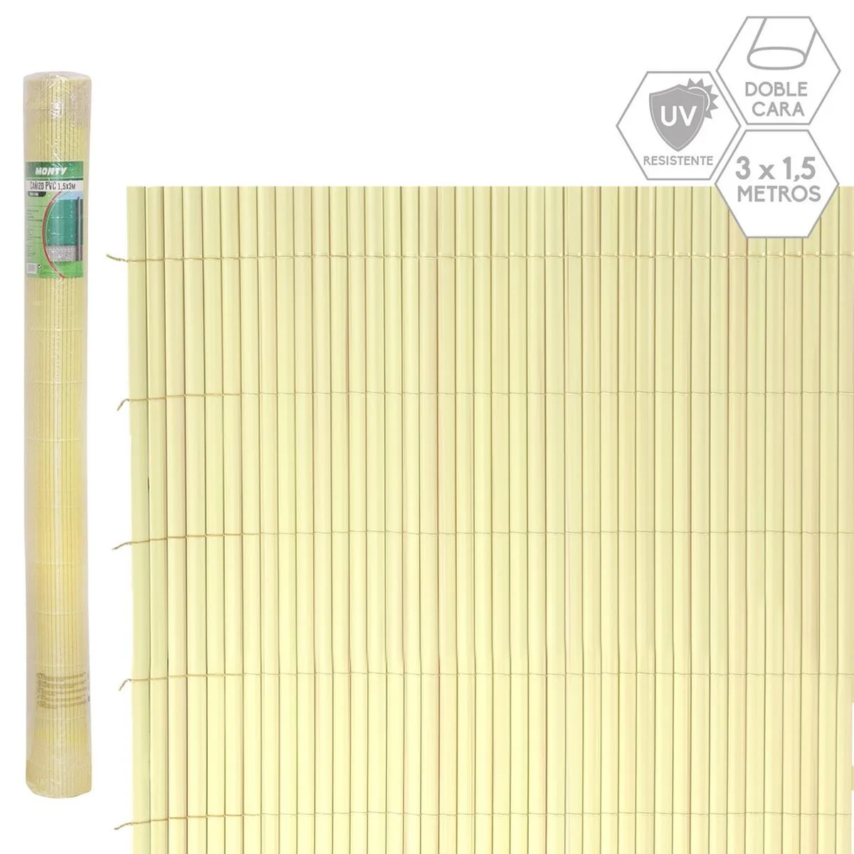 Canisse beige pvc 1 x 300 x 150 cm s870053510. Diaytar s'engage : derrière chaque produit se cache une promesse de qualité, de durabilité et de satisfaction.