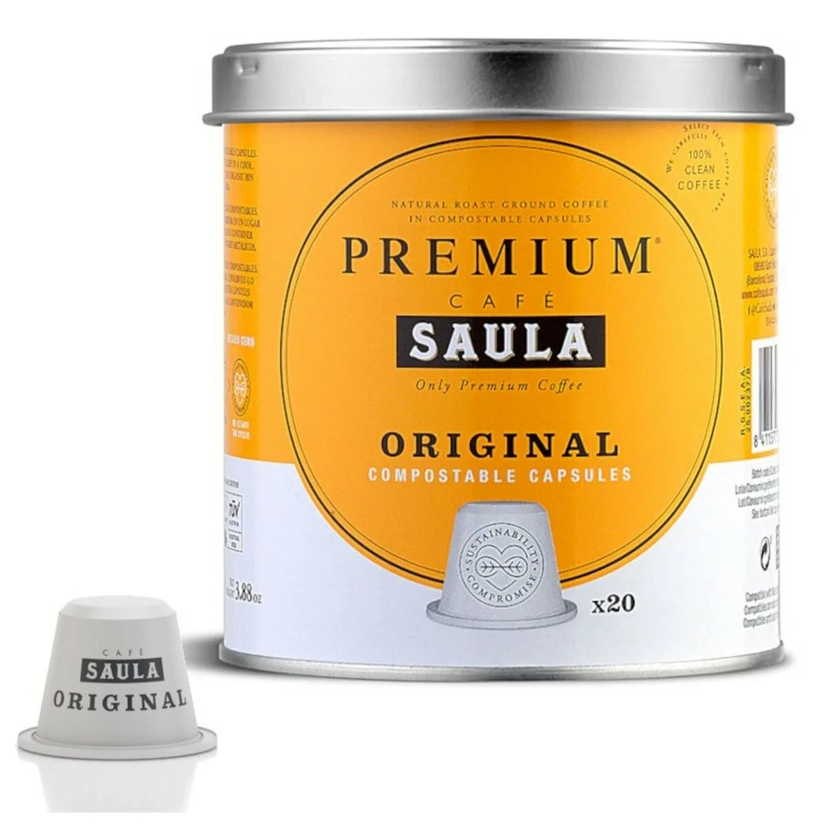 Capsules de cafe avec etui saula compostable intense s045763358. Votre style, votre personnalité, nos produits : bienvenue chez Diaytar !