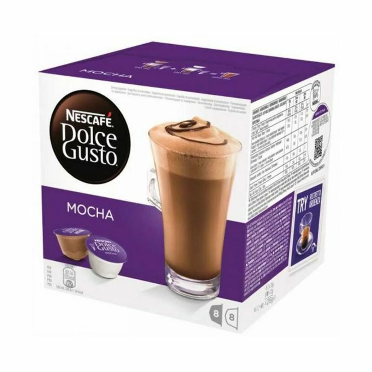Capsules de cafe nescafe dolce gusto 49523 mocha 16 uds s041210156. Bienvenue chez Diaytar, où l'élégance rencontre l'innovation avec nos produits électroniques dernier cri et nos créations maison exclusives