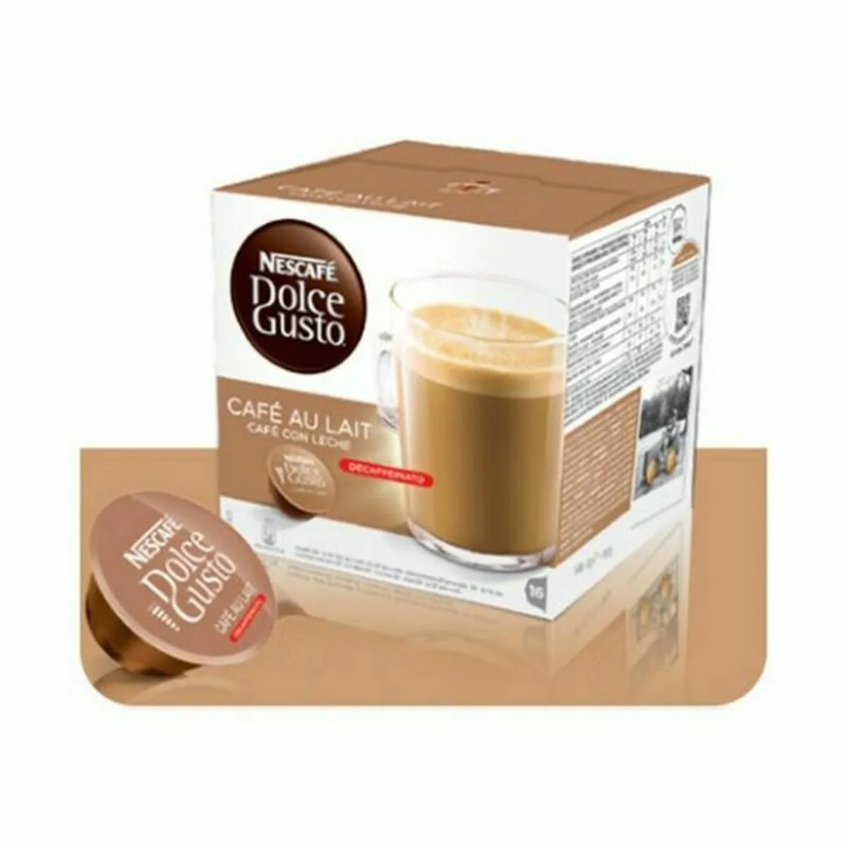 Capsules de cafe nescafe dolce gusto 97934 cafe au lait 16 uds decafeine s041253084. Diaytar : Votre portail vers un monde de produits où la frontière entre l'essentiel et le superflu devient délicieusement floue