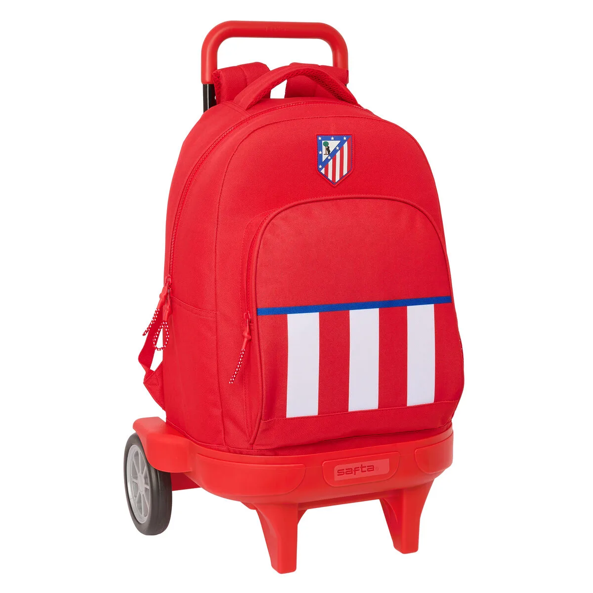 Cartable a roulettes atletico madrid rouge 33 x 45 x 22 cm s431117913. Notre équipe chez Diaytar est une brigade de passionnés, toujours en chasse pour dénicher la perle rare qui vous fera vibrer.