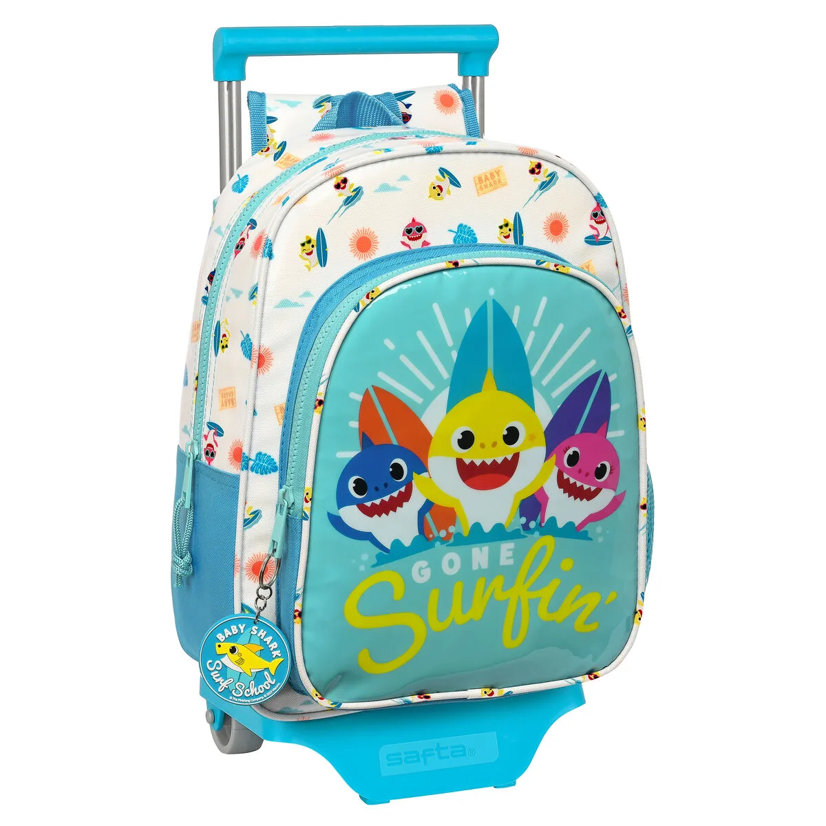 Cartable a roulettes baby shark surfing bleu blanc 26 x 34 x 11 cm s430908191. C'est officiel : Diaytar devient votre nouvelle addiction shopping. Des produits si bons, vous ne voudrez plus vous arrêter.