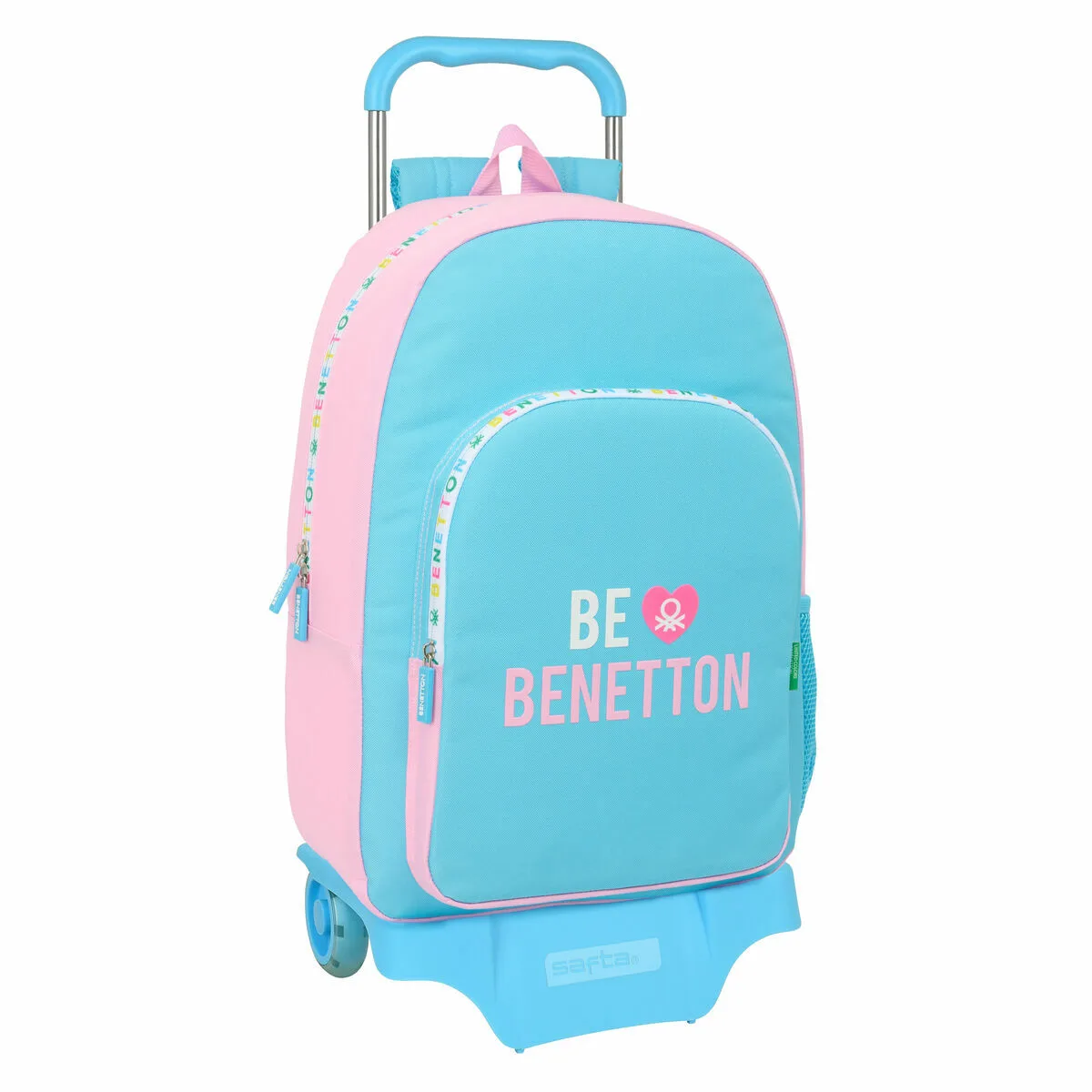 Cartable a roulettes benetton unique rose turquoise 30 x 46 x 14 cm s431210949. Diaytar, la preuve qu'une boutique généraliste peut être synonyme de goût, d'exigence et d'innovation constante