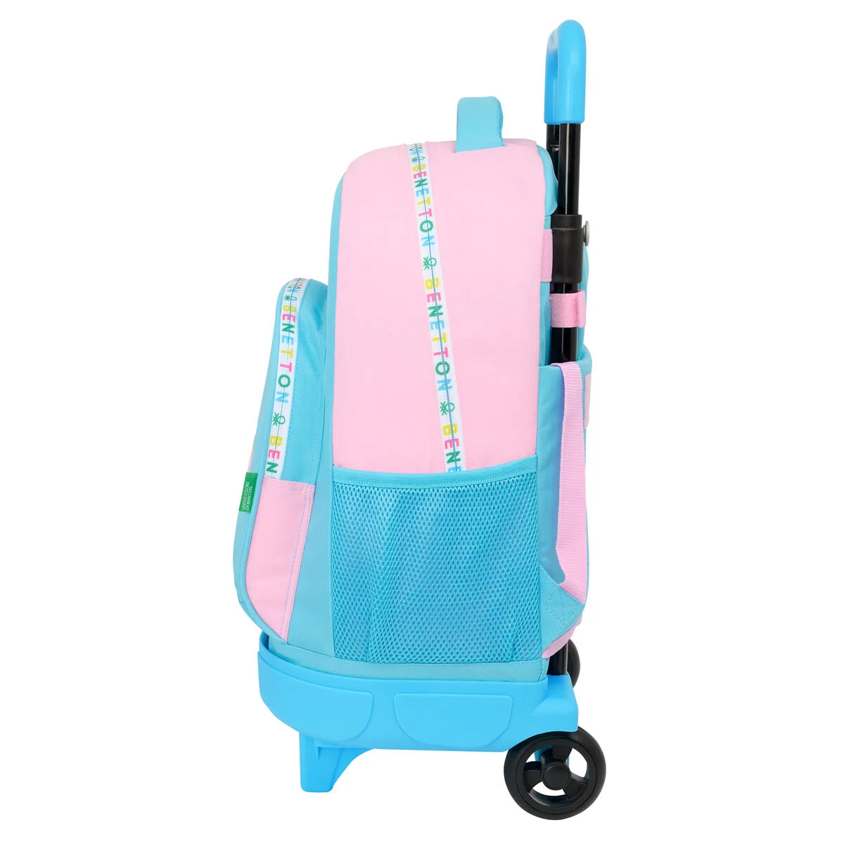 Cartable a roulettes benetton unique rose turquoise 33 x 45 x 22 cm s431213179. Diaytar, c'est le hub où se connectent les créateurs de produits géniaux et les clients qui les attendaient sans le savoir.