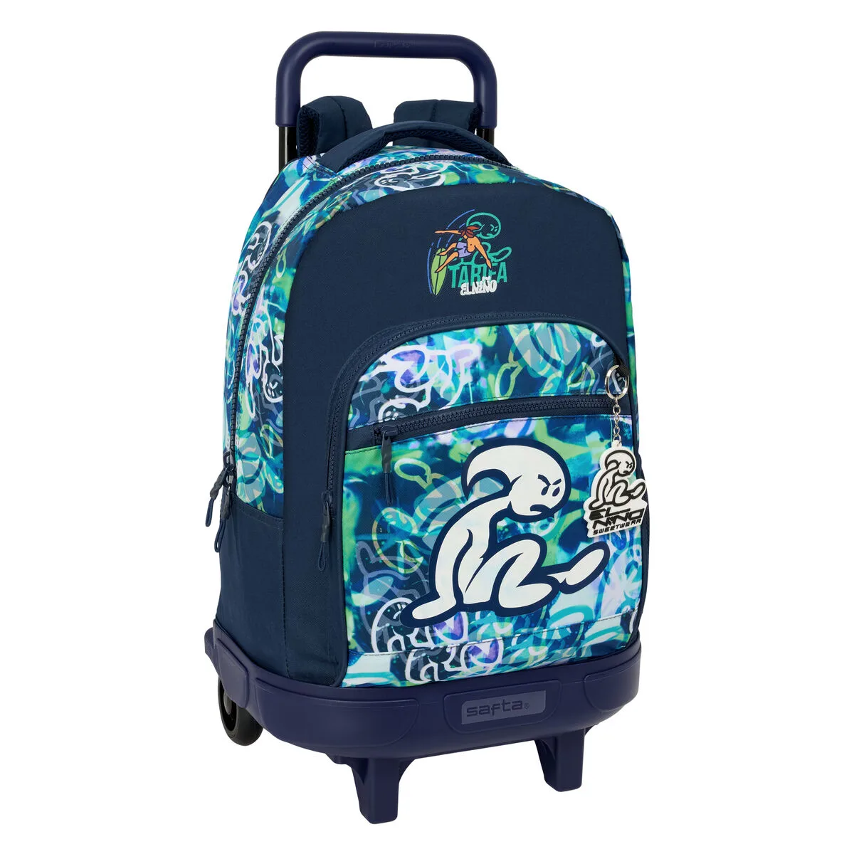 Cartable a roulettes el nino kook blue marine 33 x 45 x 22 cm s431226746. Chez Diaytar, chaque détail compte pour votre satisfaction totale.