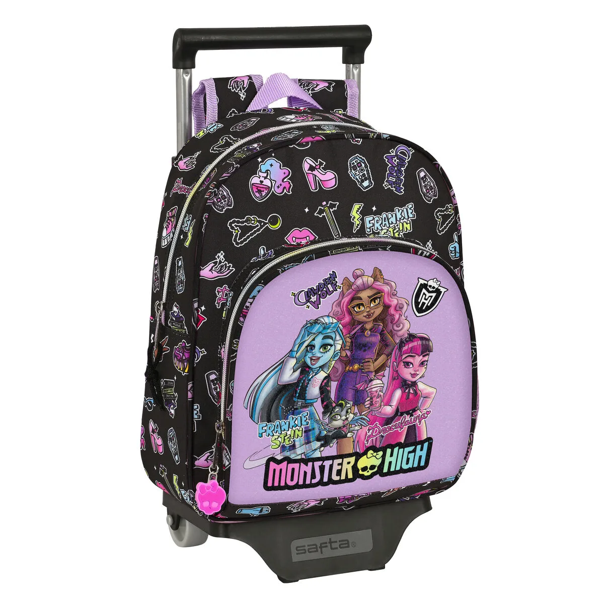 Cartable a roulettes monster high creep noir 28 x 34 x 10 cm s430856625. Votre foyer mérite le style et le confort des produits Diaytar Home.