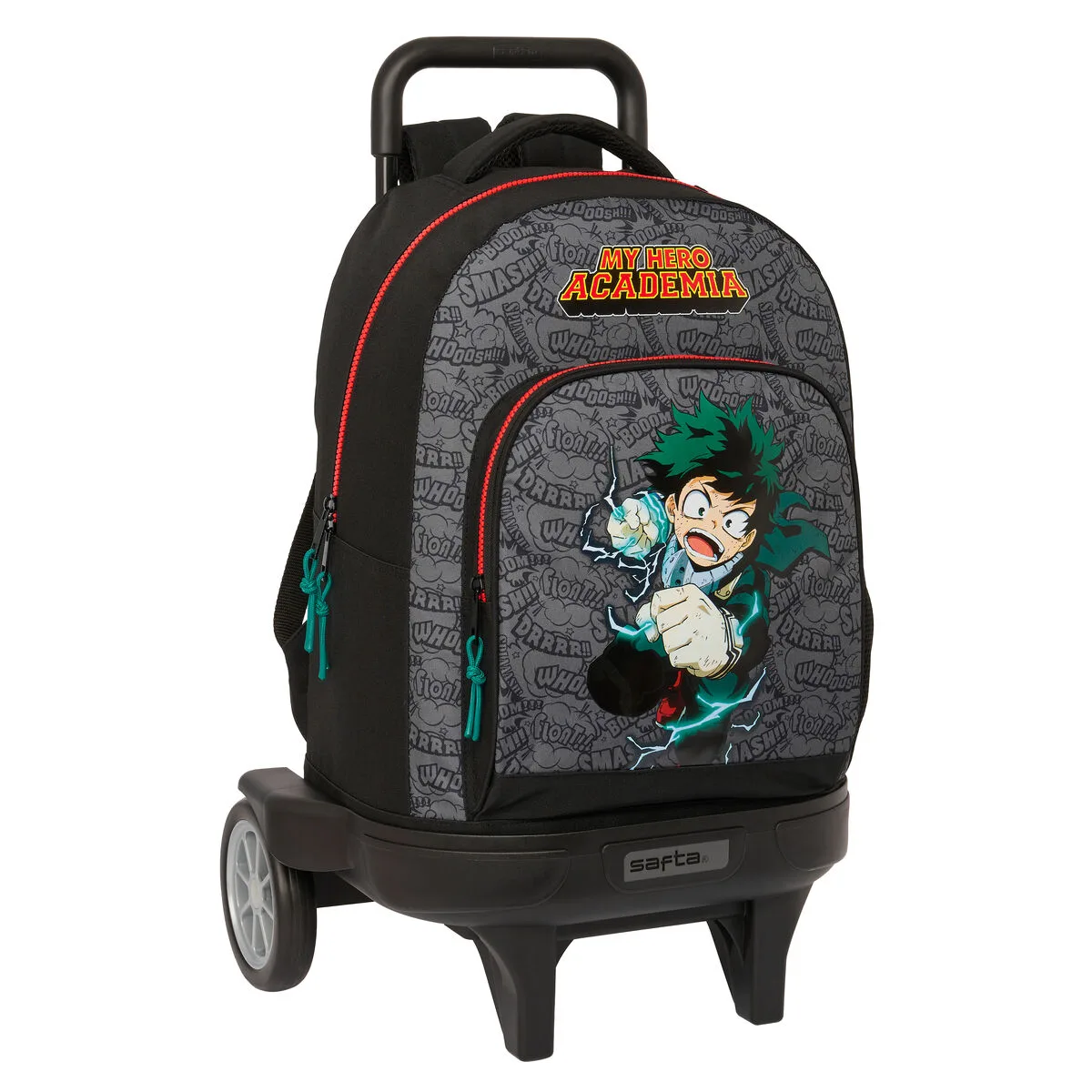 Cartable a roulettes my hero academia noir 33 x 45 x 22 cm s430971683. Diaytar, c'est le testament vivant qu'on peut allier large choix et qualité exemplaire dans le e-commerce.