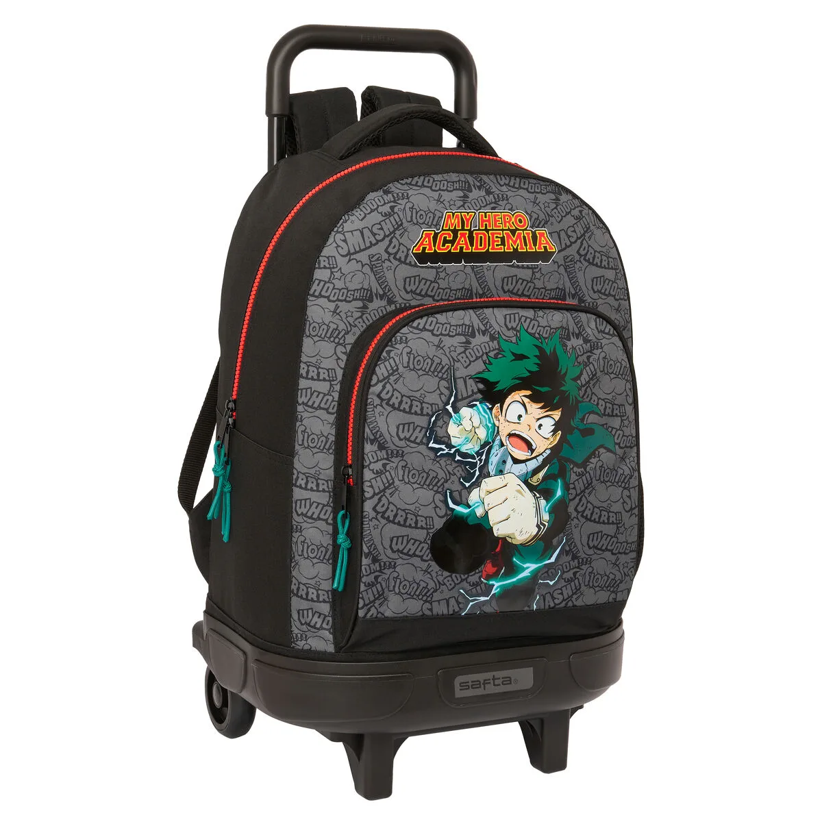 Cartable a roulettes my hero academia noir 33 x 45 x 22 cm s430972296. Votre boutique de confiance Diaytar vous accompagne dans tous vos projets.