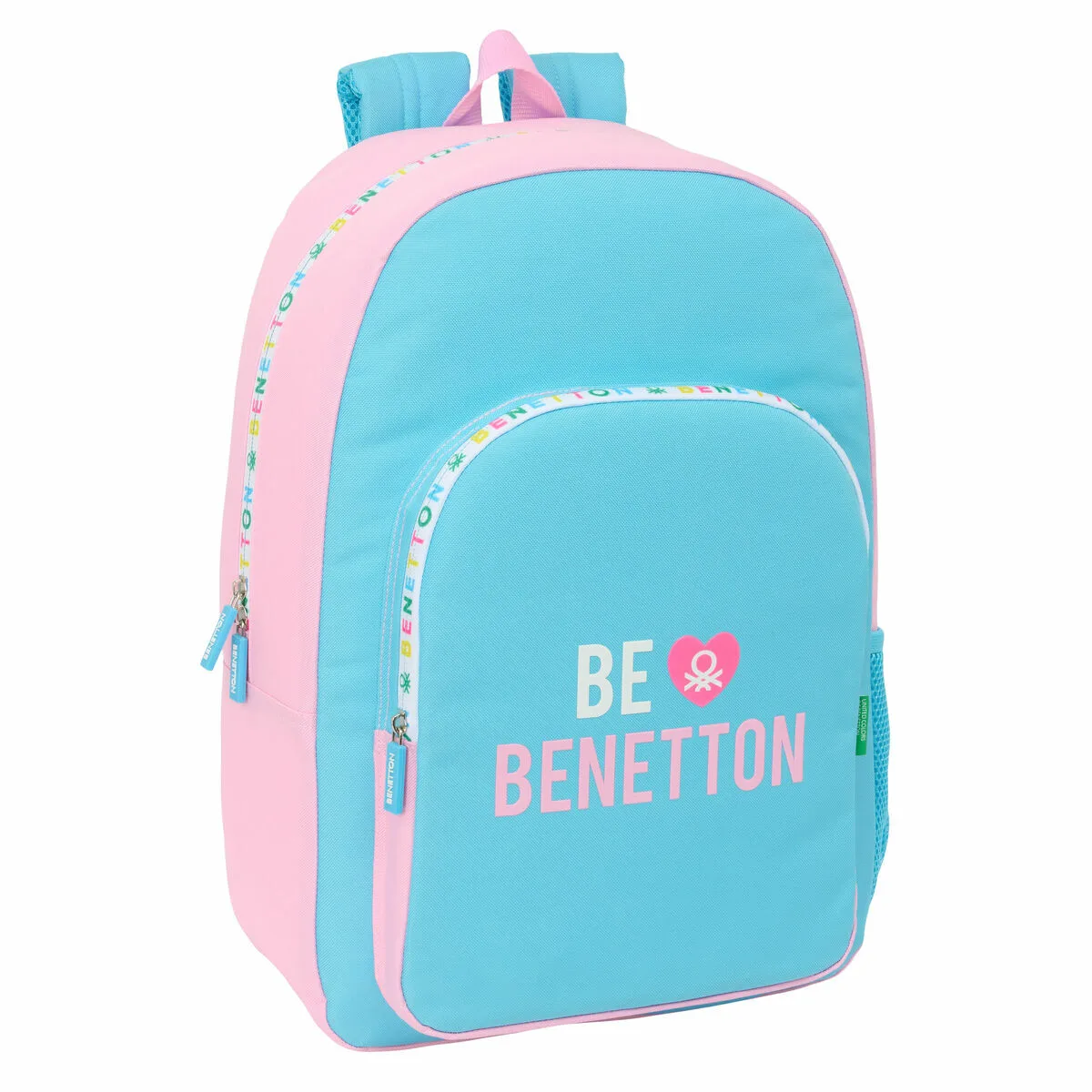 Cartable benetton unique rose turquoise 30 x 46 x 14 cm s431212946. Découvrez l'univers Diaytar - Des milliers de produits sélectionnés avec soin pour vous.