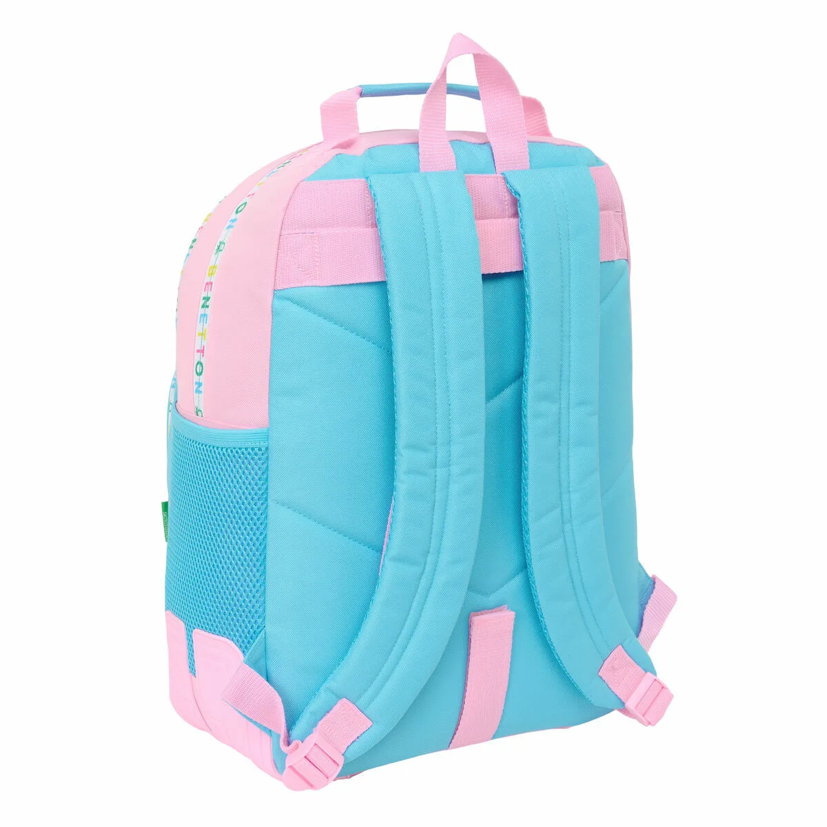Cartable benetton unique rose turquoise 32 x 42 x 15 cm s431212614. Notre équipe chez Diaytar est votre équipe de choc, dévouée à débusquer les produits qui méritent votre attention.