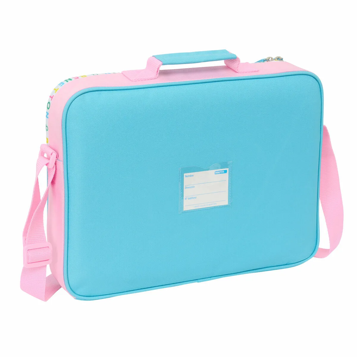 Cartable d ecole benetton unique rose turquoise 38 x 28 x 6 cm s431211462. Re-découvrez le plaisir de shopper en ligne avec Diaytar et sa multitude de produits triés sur le volet pour vous