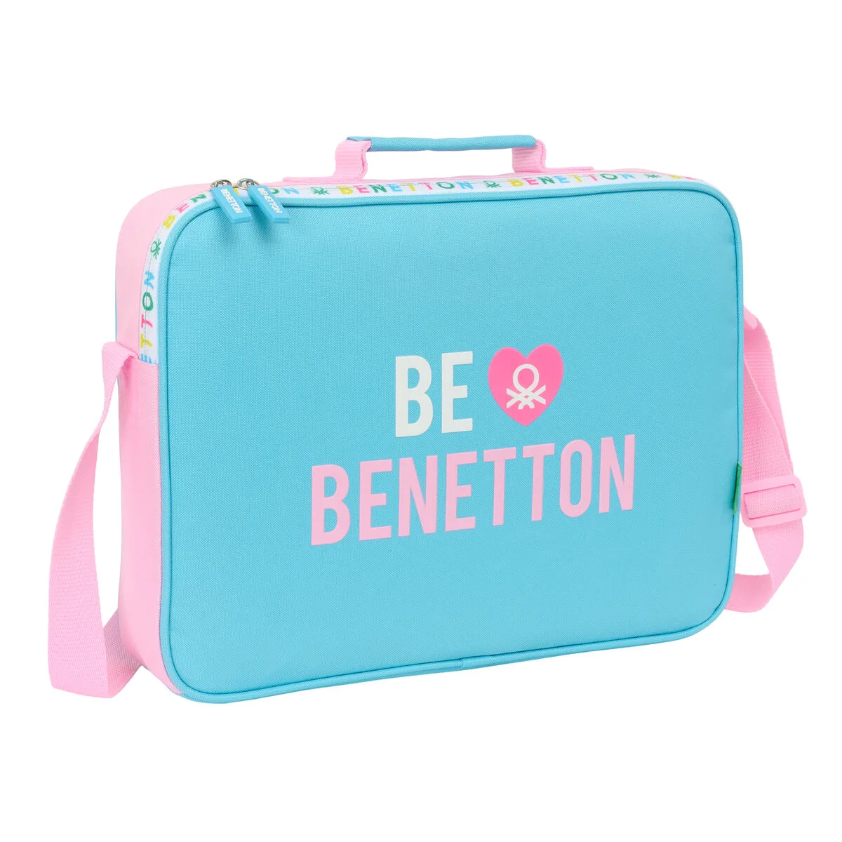 Cartable d ecole benetton unique rose turquoise 38 x 28 x 6 cm s431211472. Diaytar, c'est la fusion entre le meilleur de l'artisanat et le cutting-edge de la technologie, au service de votre quotidien.