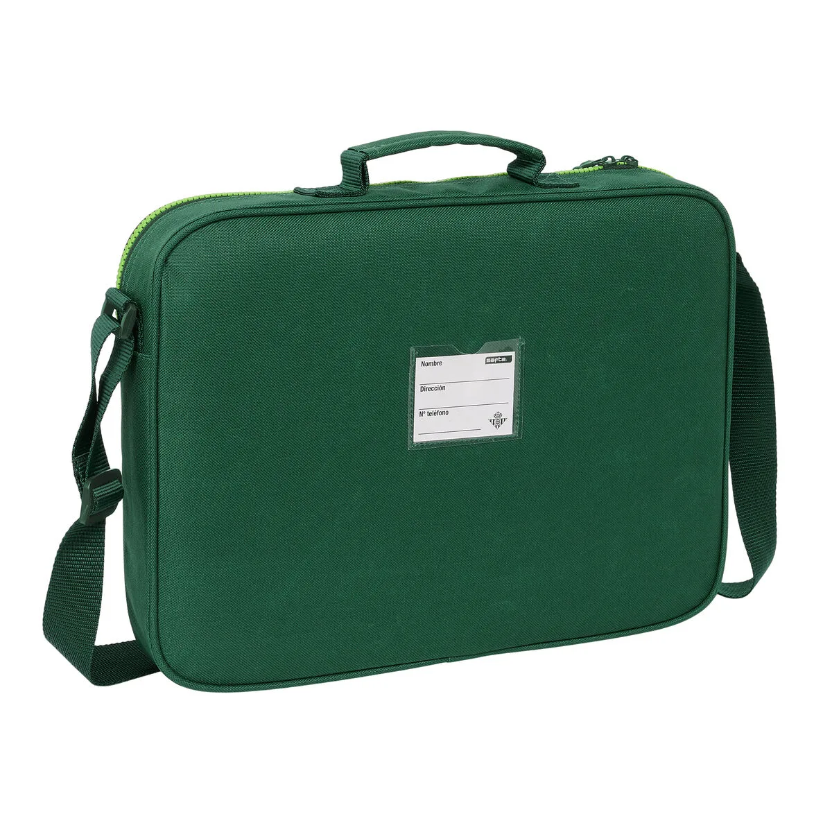 Cartable d ecole real betis balompie vert 38 x 28 x 6 cm s431110030. Notre mantra chez Diaytar : un produit, un sourire. Nous mesurons notre succès à votre satisfaction instantanée.