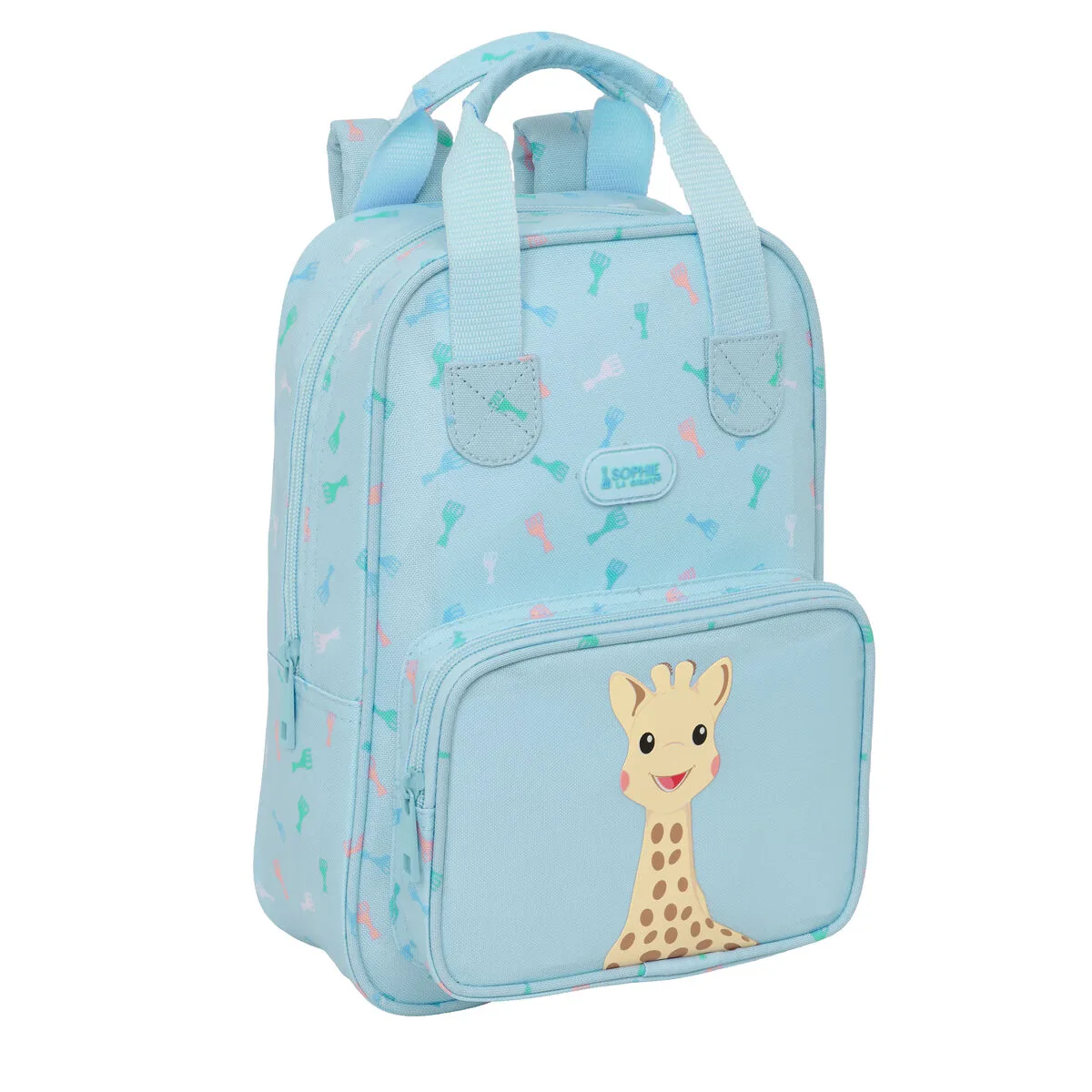 Cartable sophie la girafe bleu clair 20 x 28 x 8 cm s431263476. Les influenceurs adorent Diaytar pour ses pièces mode avant-gardistes.