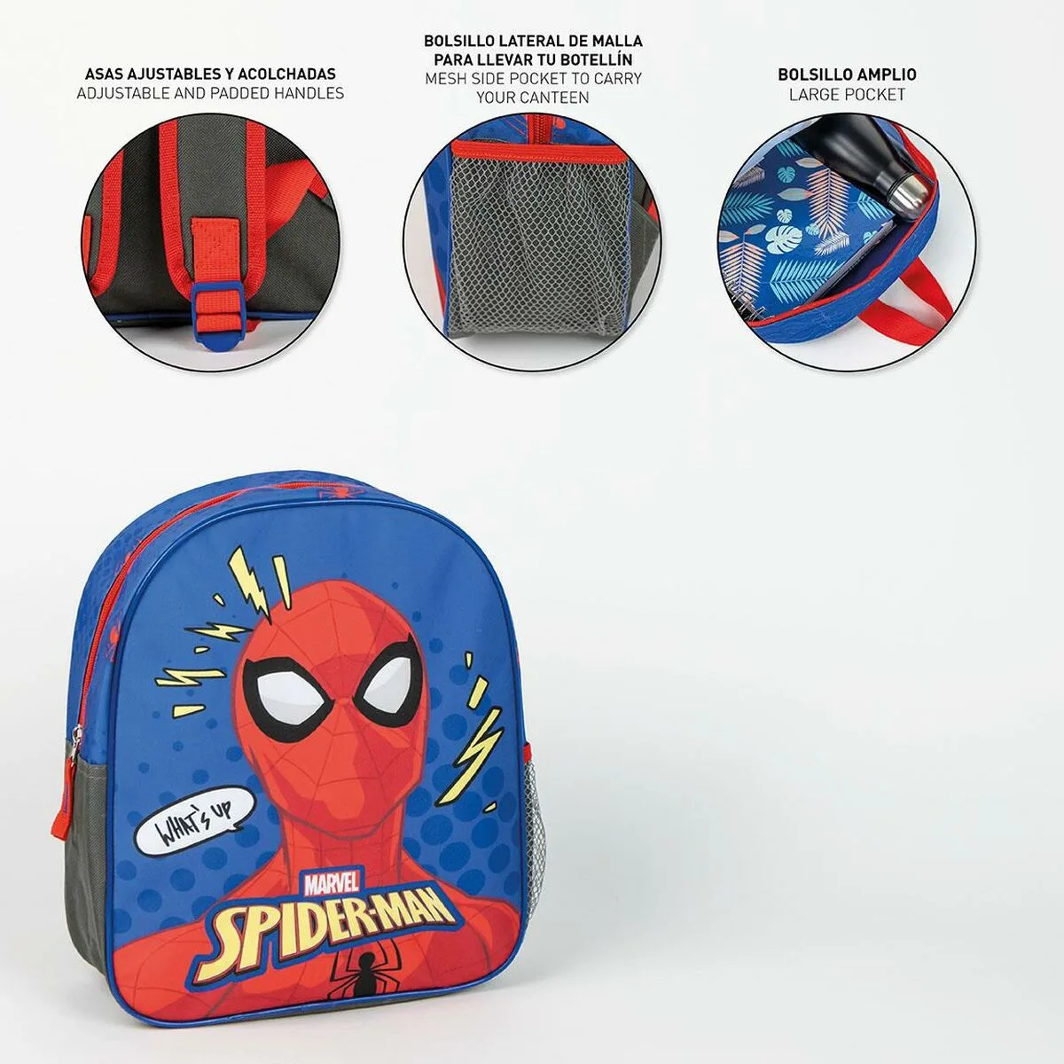 Cartable spider man bleu 8 x 30 x 25 cm s074046176. Révélez votre style avec la collection capsule Diaytar, limitée et exclusive.