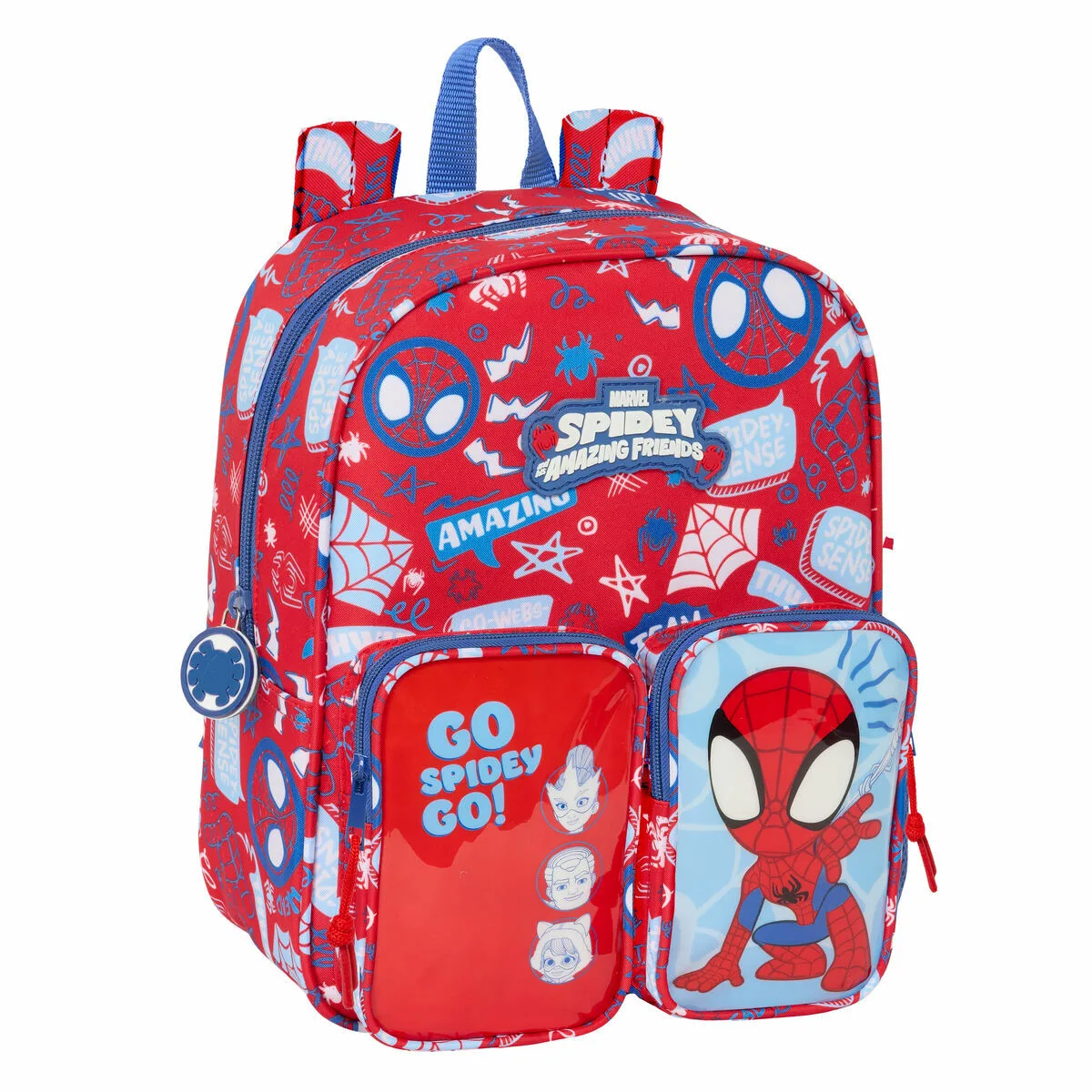 Cartable spider man rescue bleu rouge 22 x 27 x 10 cm s431141224. Diaytar : La boutique qui réunit qualité, tendance et prix accessibles sous un même toit.