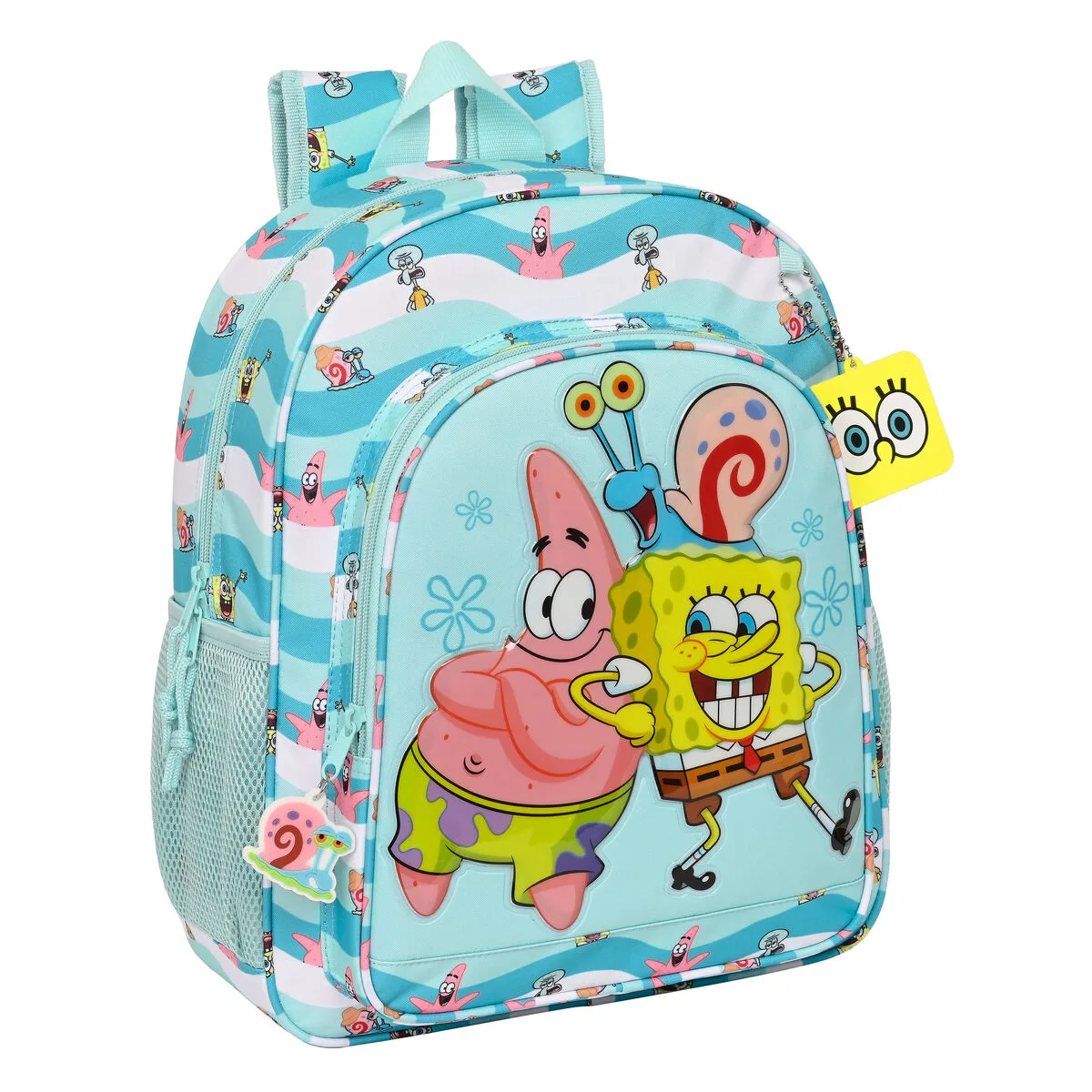 Cartable spongebob stay positive bleu blanc 32 x 38 x 12 cm s430651314. Tendance, confort et qualité : la trilogie gagnante de Diaytar Mode.