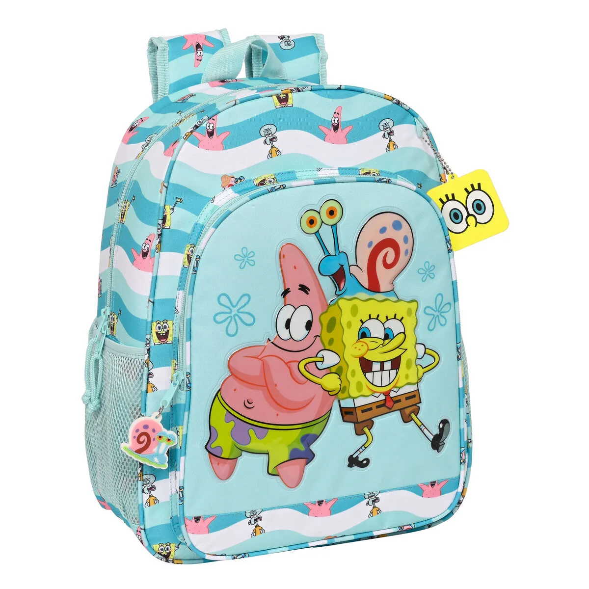 Cartable spongebob stay positive bleu blanc 33 x 42 x 14 cm s430650941. Bienvenue dans l'ère du shopping conscient. Diaytar privilégie des produits avec une éthique et un impact positif.
