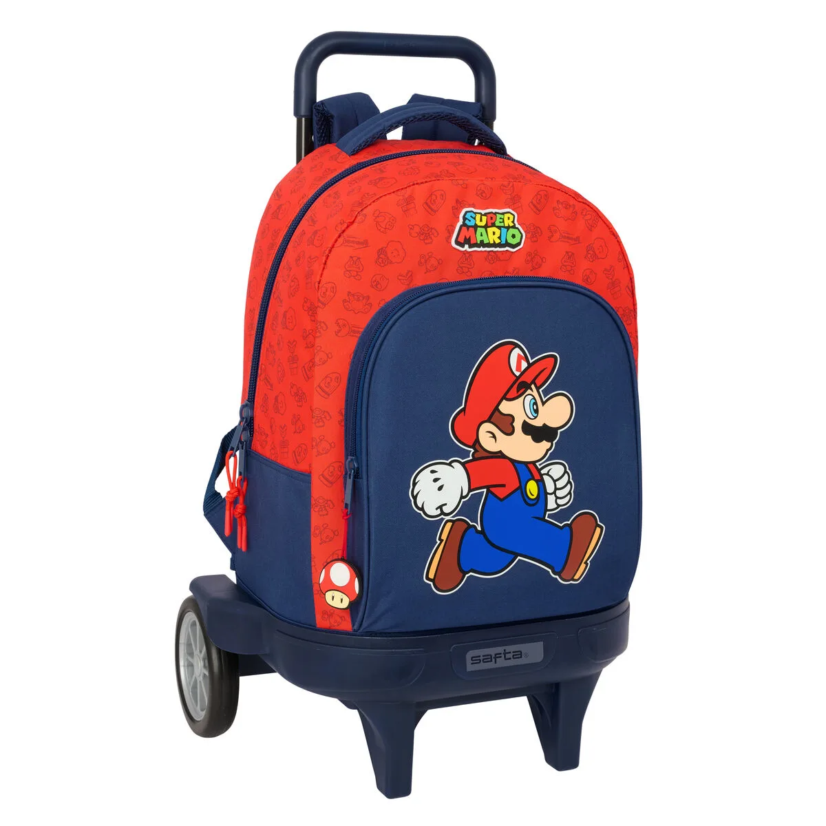 Cartable super mario trick rouge bleu fonce 33 x 45 x 22 cm s431175668. Nous sélectionnons pour Diaytar des produits qui ont une histoire, une âme, et qui sauront trouver une place dans la vôtre.