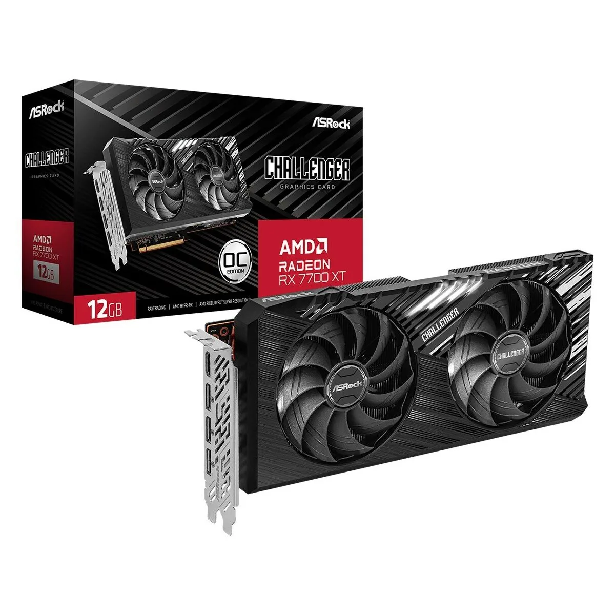 Carte graphique asrock rx7700xt cl 12go amd amd radeon rx 7700 xt gddr6 12 gb s913909074. Diaytar : Votre portail vers un monde de produits où la frontière entre l'essentiel et le superflu devient délicieusement floue