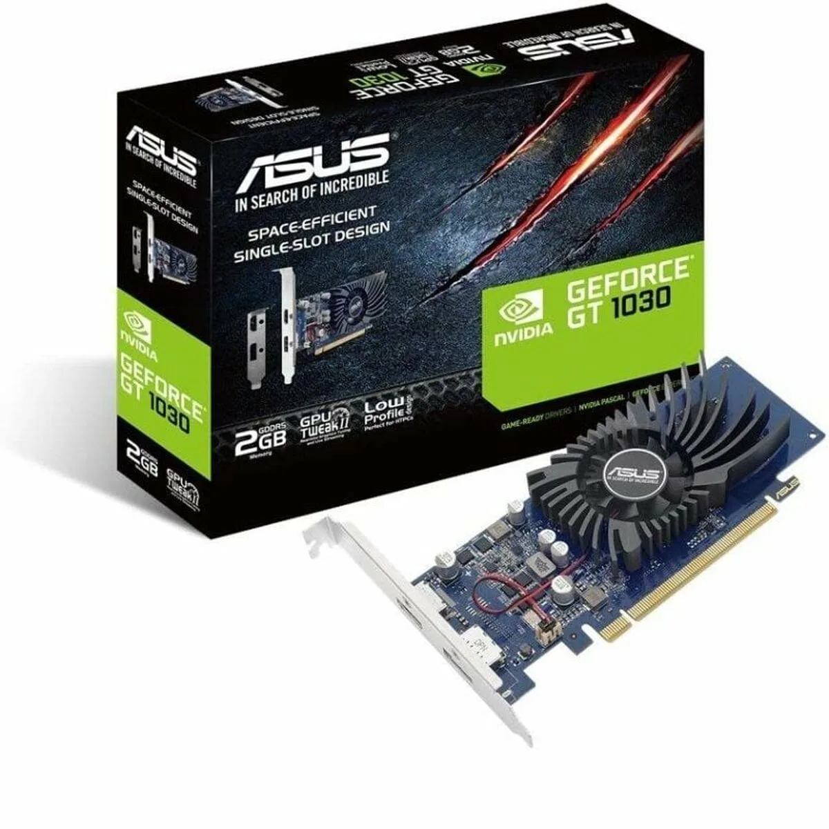 Carte graphique asus gt1030 2g brk nvidia geforce gt 1030 gddr5 s990178434. Diaytar, c'est le hub où se connectent les créateurs de produits géniaux et les clients qui les attendaient sans le savoir.