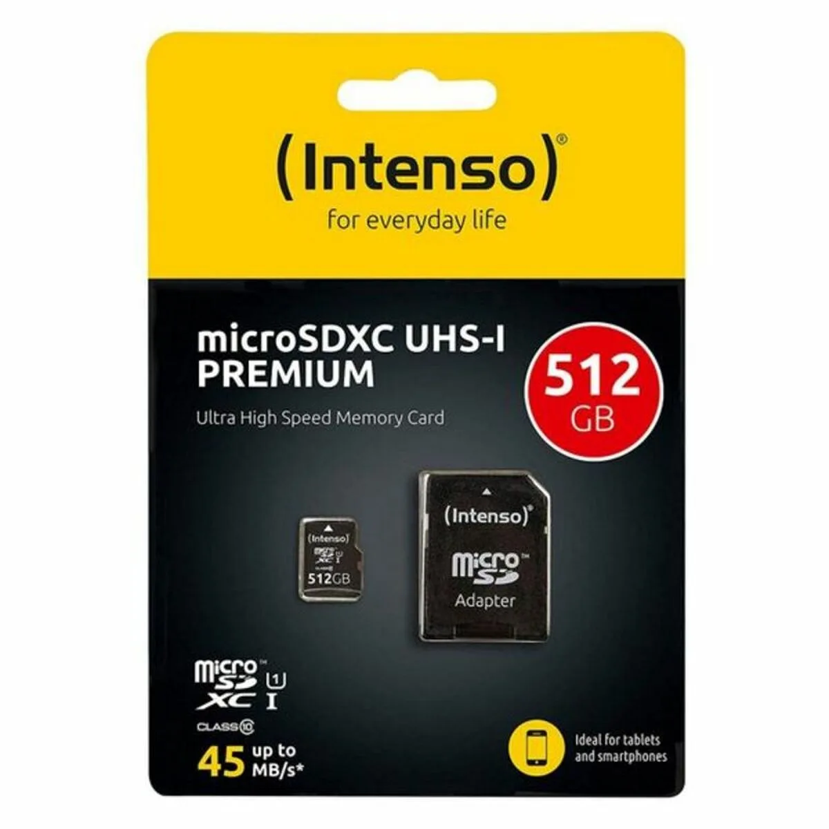 Carte memoire micro sd avec adaptateur intenso 3423493 512 gb 45 mb s 512 gb s022668614. Diaytar, c'est votre conseiller shopping personnel, toujours à l'affût des pépites qui correspondent à votre style de vie.