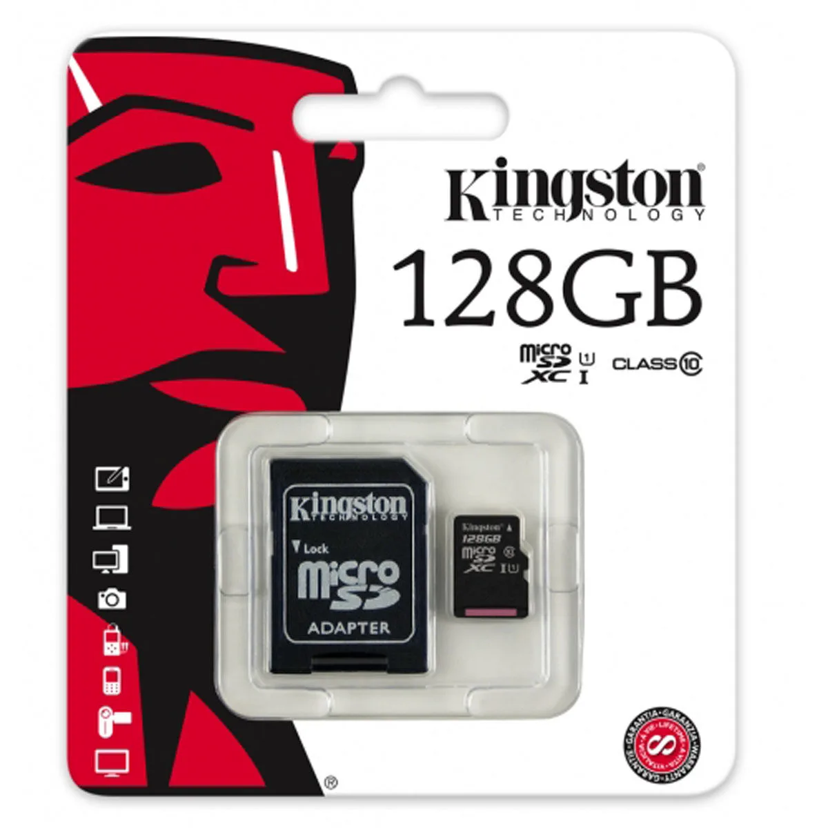 Carte memoire micro sd avec adaptateur kingston sdc10g2 128gbsp 128 gb m080210877. Diaytar : La boutique qui réunit qualité, tendance et prix accessibles sous un même toit.