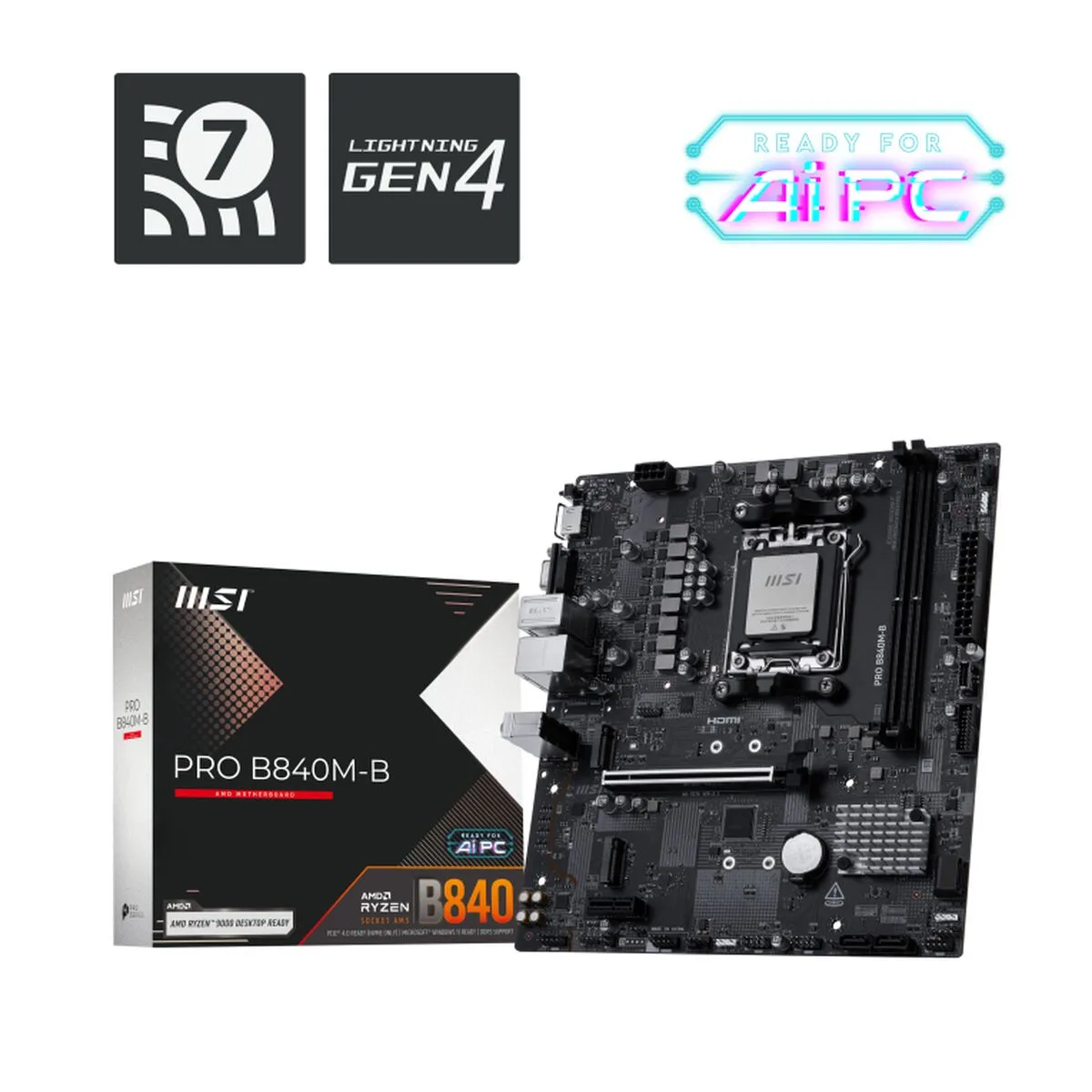 Carte mere msi pro b840m b s563340713. Diaytar, c'est le point de départ de toutes vos histoires. Quel produit allez-vous choisir pour écrire la suite ?