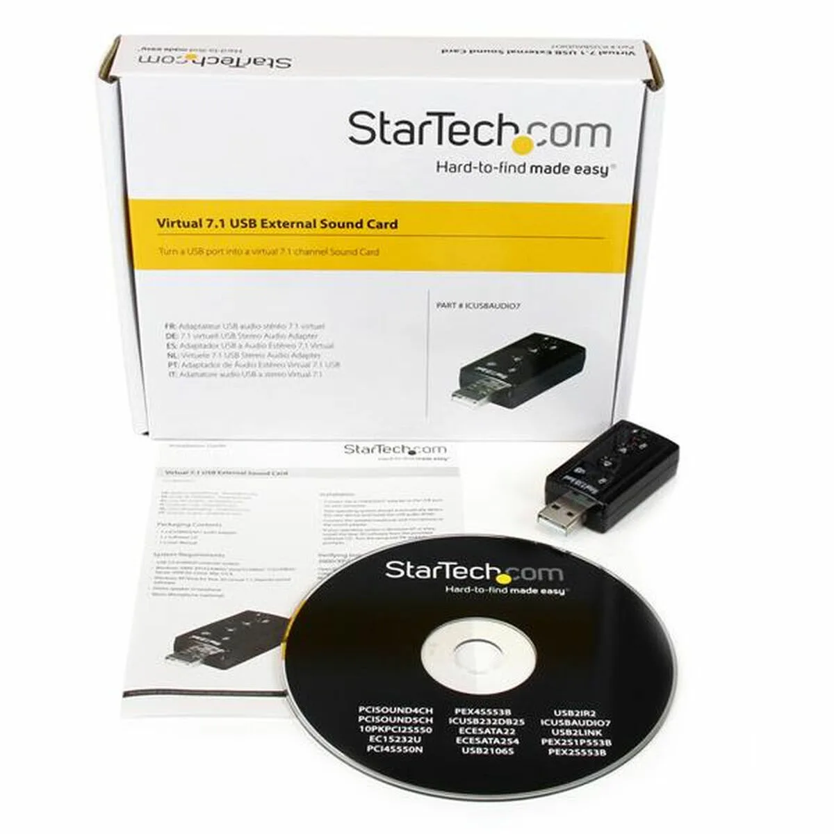 Carte son externe startech icusbaudio7 s5505649427 Carte son externe startech icusbaudio7 s5505649427. Bienvenue dans le cercle très sélect des acheteurs inspirés. Diaytar révèle les produits qui définiront demain.
