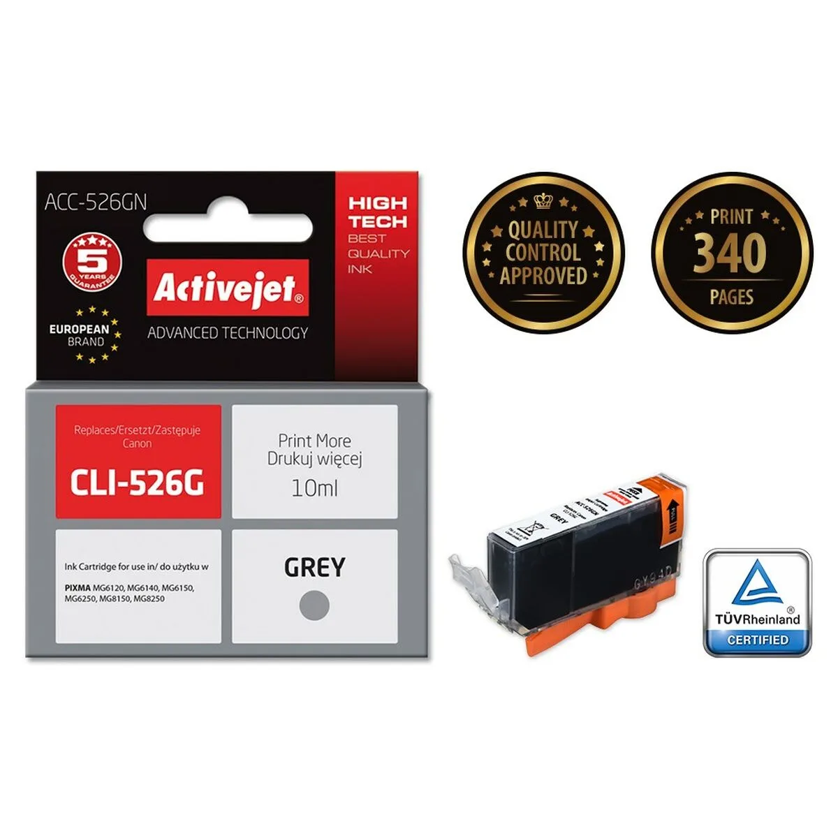 Cartouche d encre compatible activejet acc 526gn gris s911244153. Diaytar, c'est la démonstration que le meilleur des produits est à portée de clic, sans compromis, sans attente.