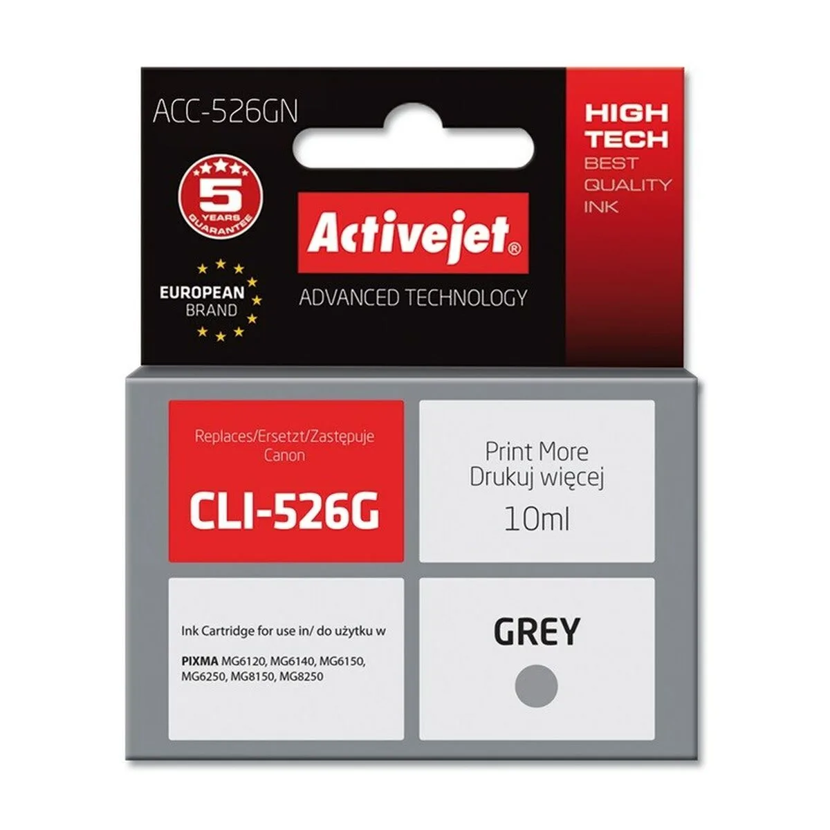 Cartouche d encre compatible activejet acc 526gn gris s911244155. Diaytar, c'est la convergence entre votre style unique et notre sélection infinie de produits qui lui correspondent.