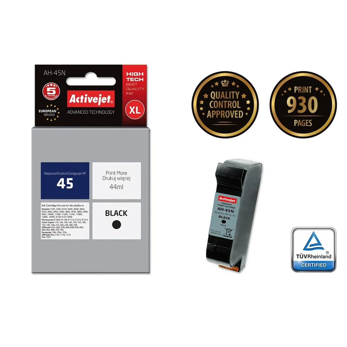 Cartouche d encre compatible activejet ah 45n noir s911256763. Diaytar incarne le renouveau du commerce en ligne : authentique, engagé et résolument tourné vers l'avenir.