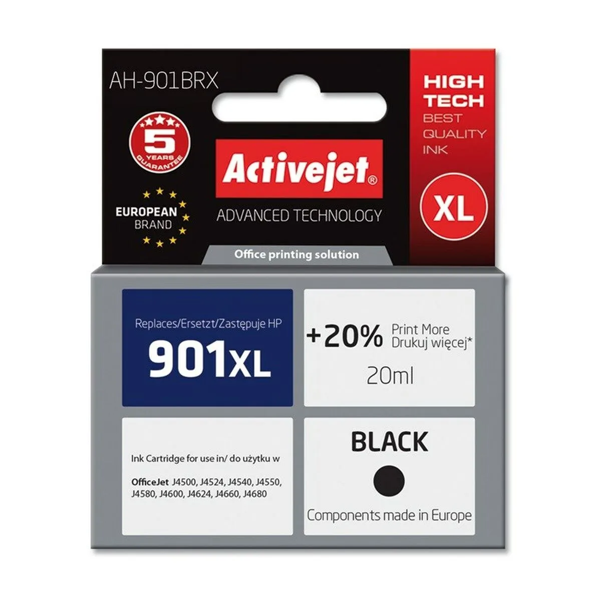 Cartouche d encre compatible activejet ah 901brx noir s911259933. Nos stylistes Diaytar dénichent pour vous les pépites de la saison.