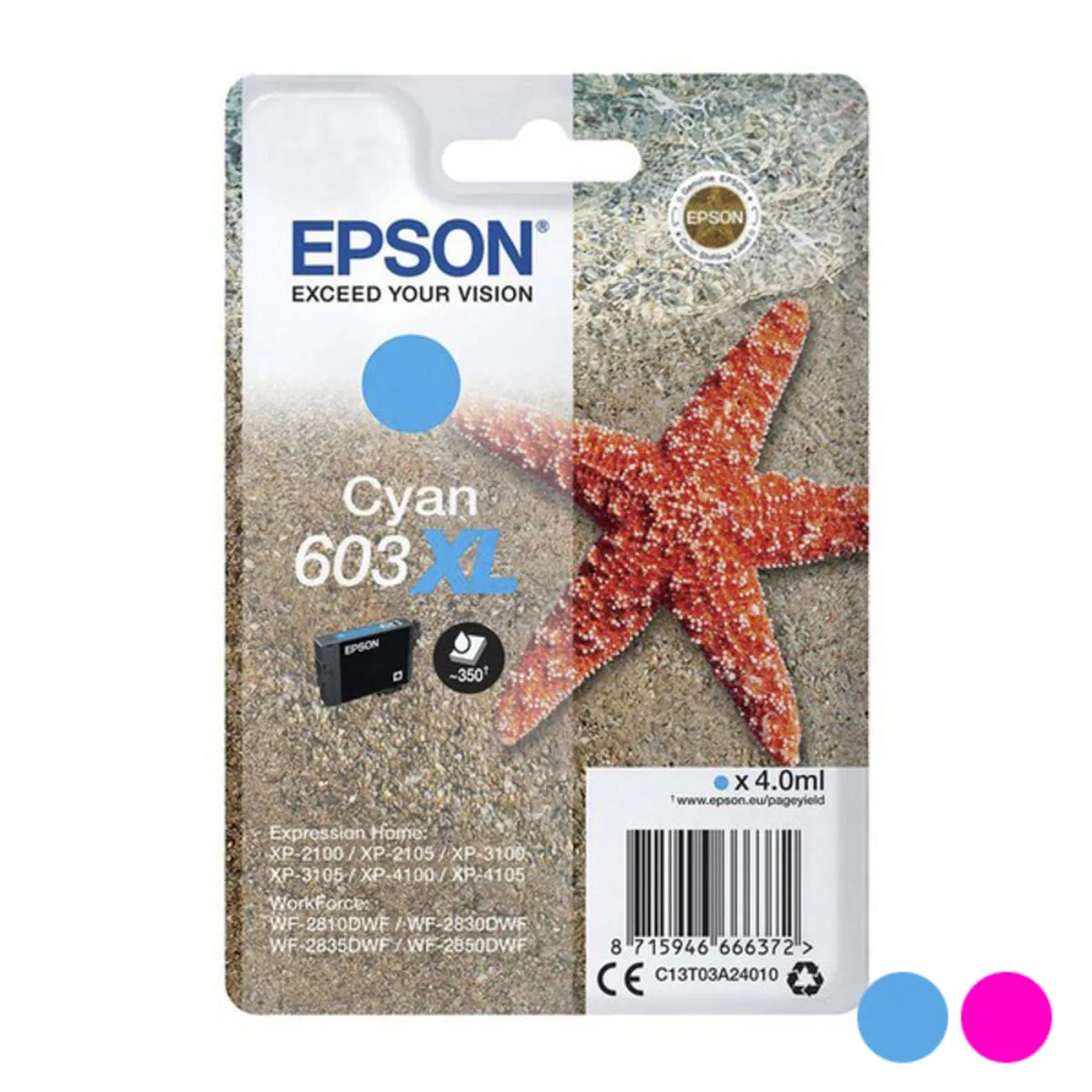 Cartouche d encre compatible epson 603xl 4 ml s022638535. Chez Diaytar, nous sommes convaincus que le meilleur produit est celui qui allie utilité, beauté et innovation. C'est notre credo.