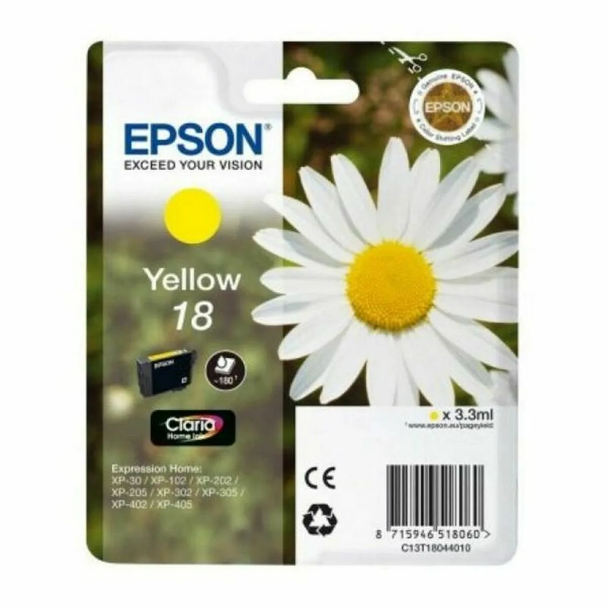 Cartouche d encre compatible epson cartucho epson 18 amarillo jaune s840538436. Diaytar cultive l'art du bien-être à travers ses produits soigneusement choisis.