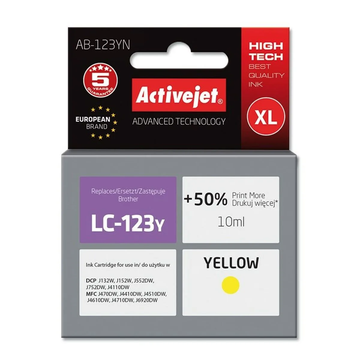 Cartouche d encre originale activejet ab 123yn jaune s911239044. Avec Diaytar, profitez d'une sélection généraliste qui a du caractère et qui reflète les aspirations de notre époque